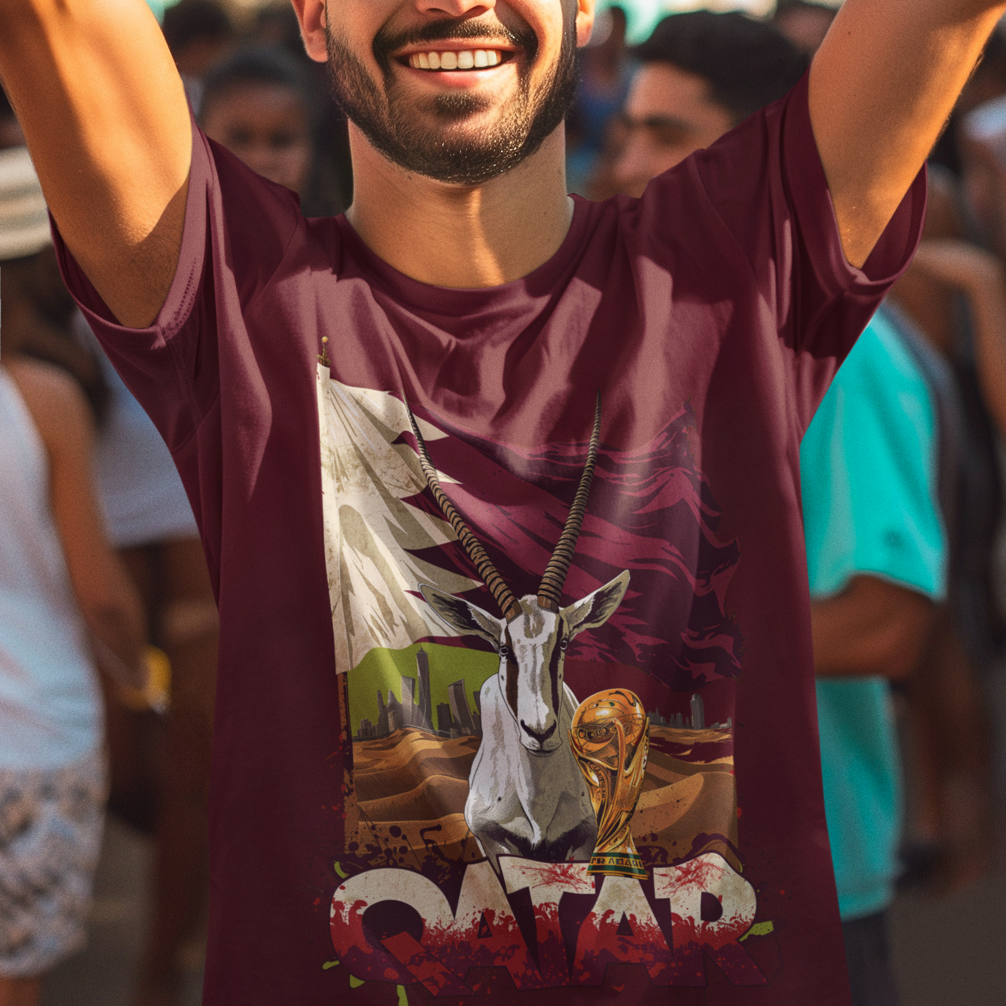 Qatar 2026 FIFA World Cup T-Shirt | The Annabi Soccer Fan Gift | Qatar Football Tee | Unisex Graphic Tee