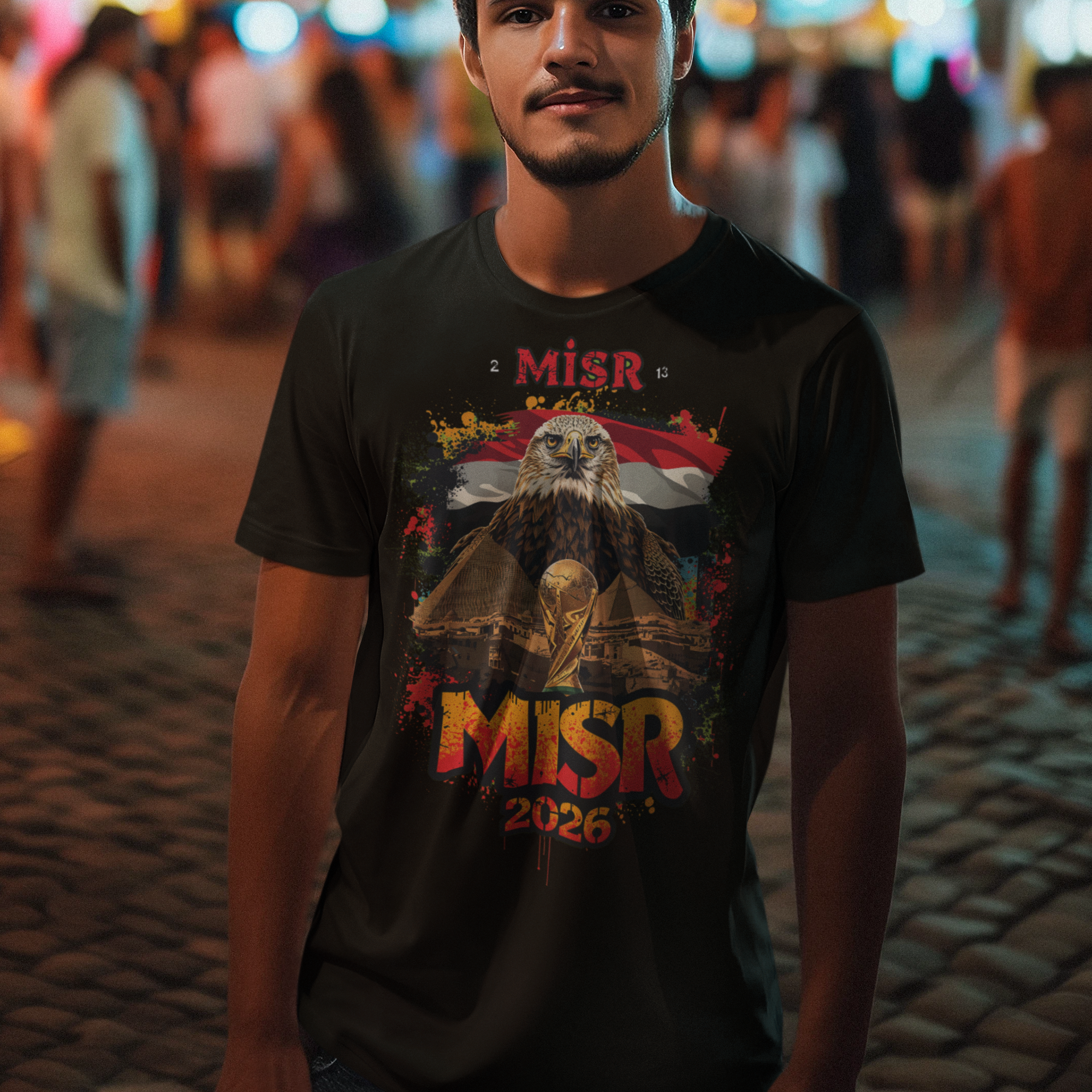 Egypt 2026 FIFA World Cup T-Shirt | The Pharaohs Soccer Fan Gift | Misr Football Tee | Unisex Graphic Tee