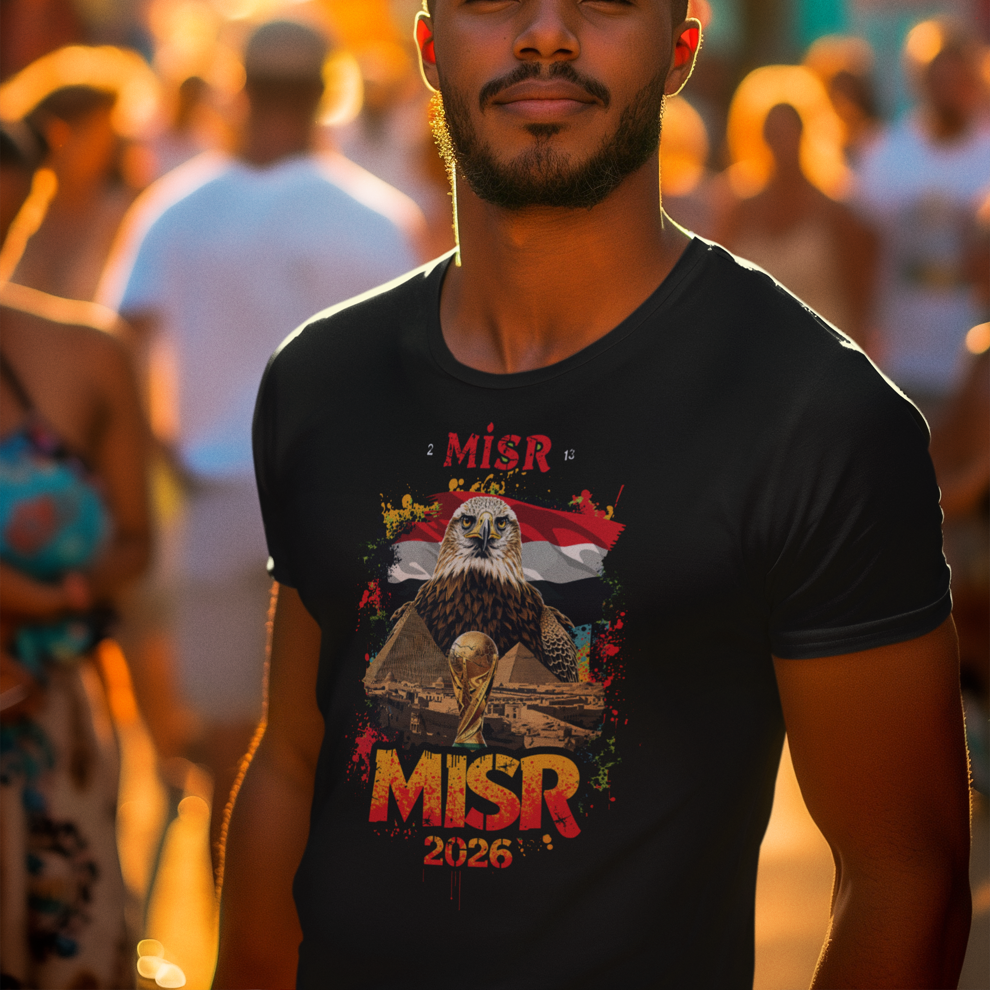 Egypt 2026 FIFA World Cup T-Shirt | The Pharaohs Soccer Fan Gift | Misr Football Tee | Unisex Graphic Tee