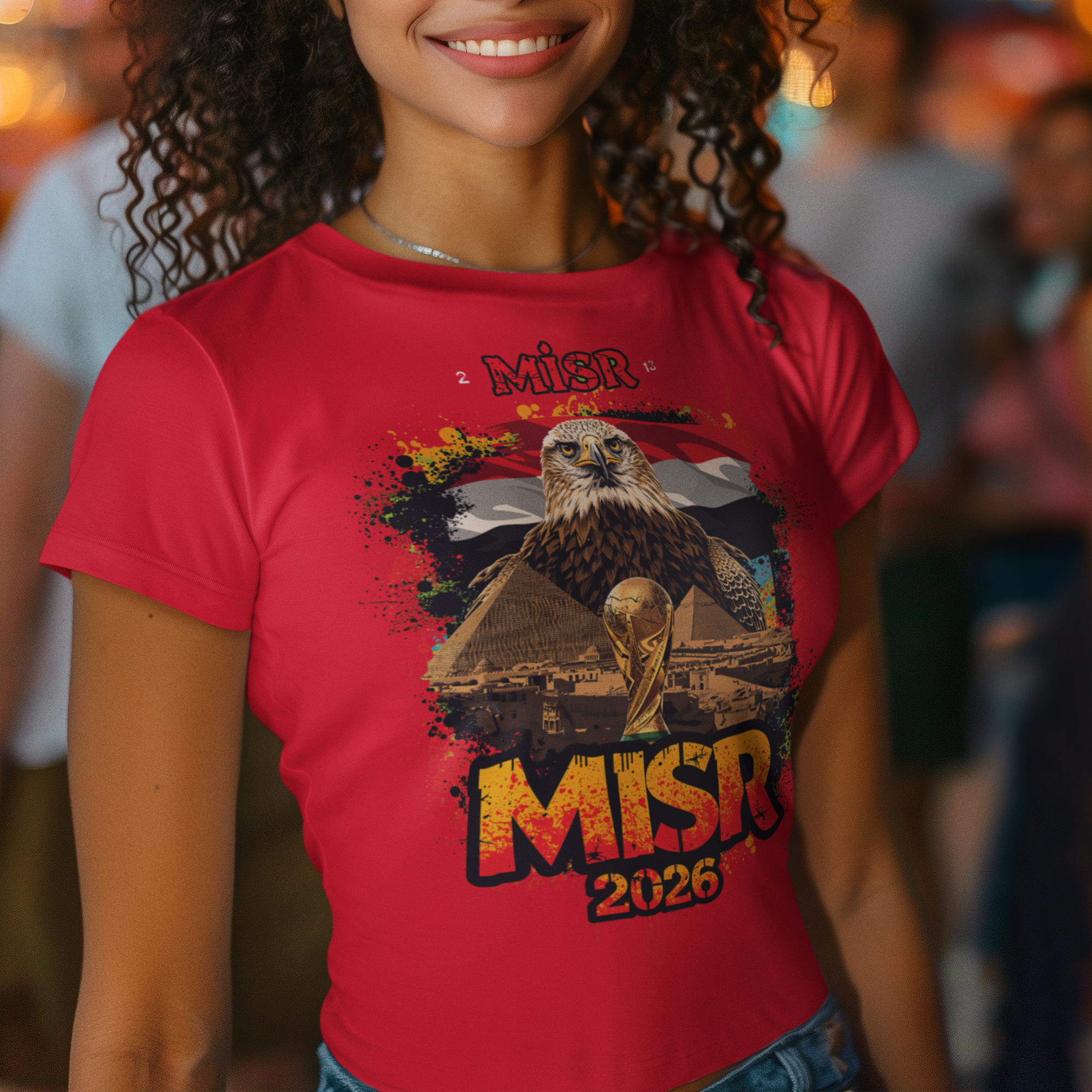 Egypt 2026 FIFA World Cup T-Shirt | The Pharaohs Soccer Fan Gift | Misr Football Tee | Unisex Graphic Tee