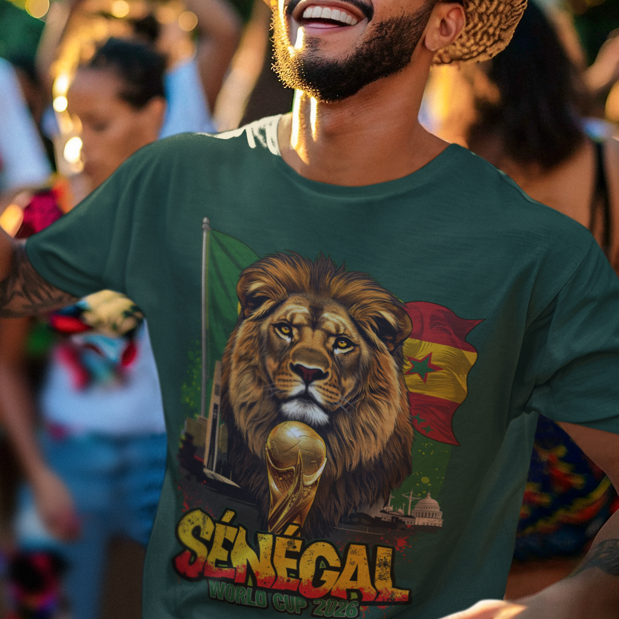 Senegal 2026 FIFA World Cup T-Shirt | Teranga Lions Fan Gift | Sénégal Football Tee | Unisex Graphic Tee