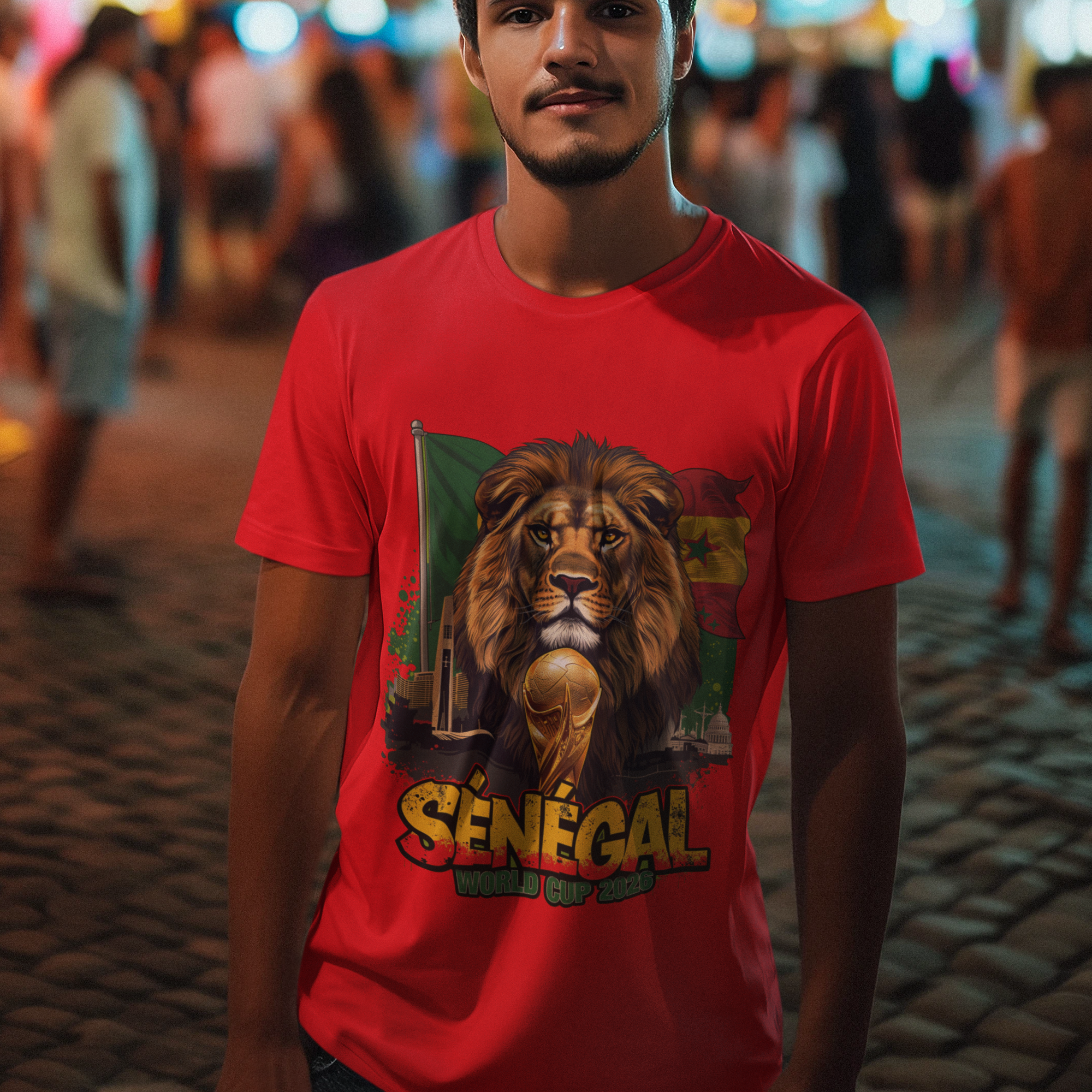 Senegal 2026 FIFA World Cup T-Shirt | Teranga Lions Fan Gift | Sénégal Football Tee | Unisex Graphic Tee