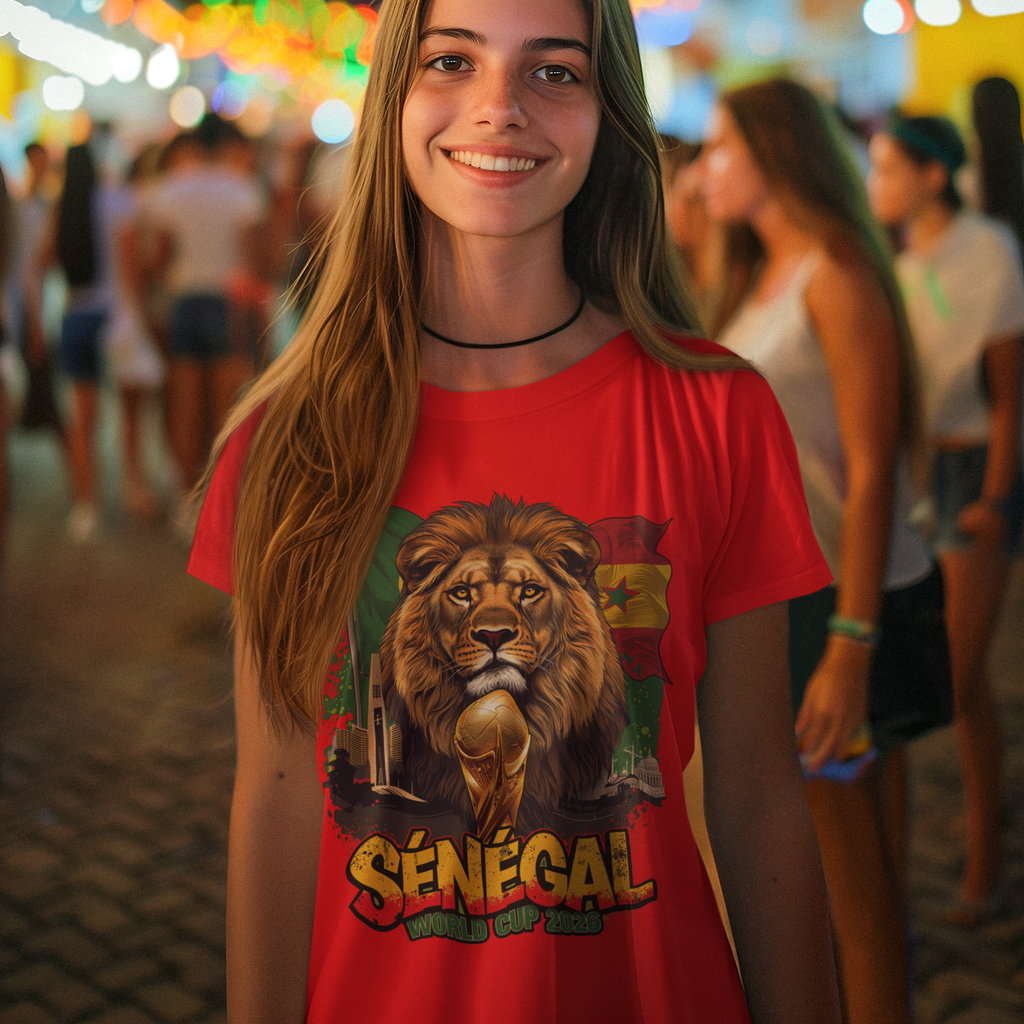 Senegal 2026 FIFA World Cup T-Shirt | Teranga Lions Fan Gift | Sénégal Football Tee | Unisex Graphic Tee