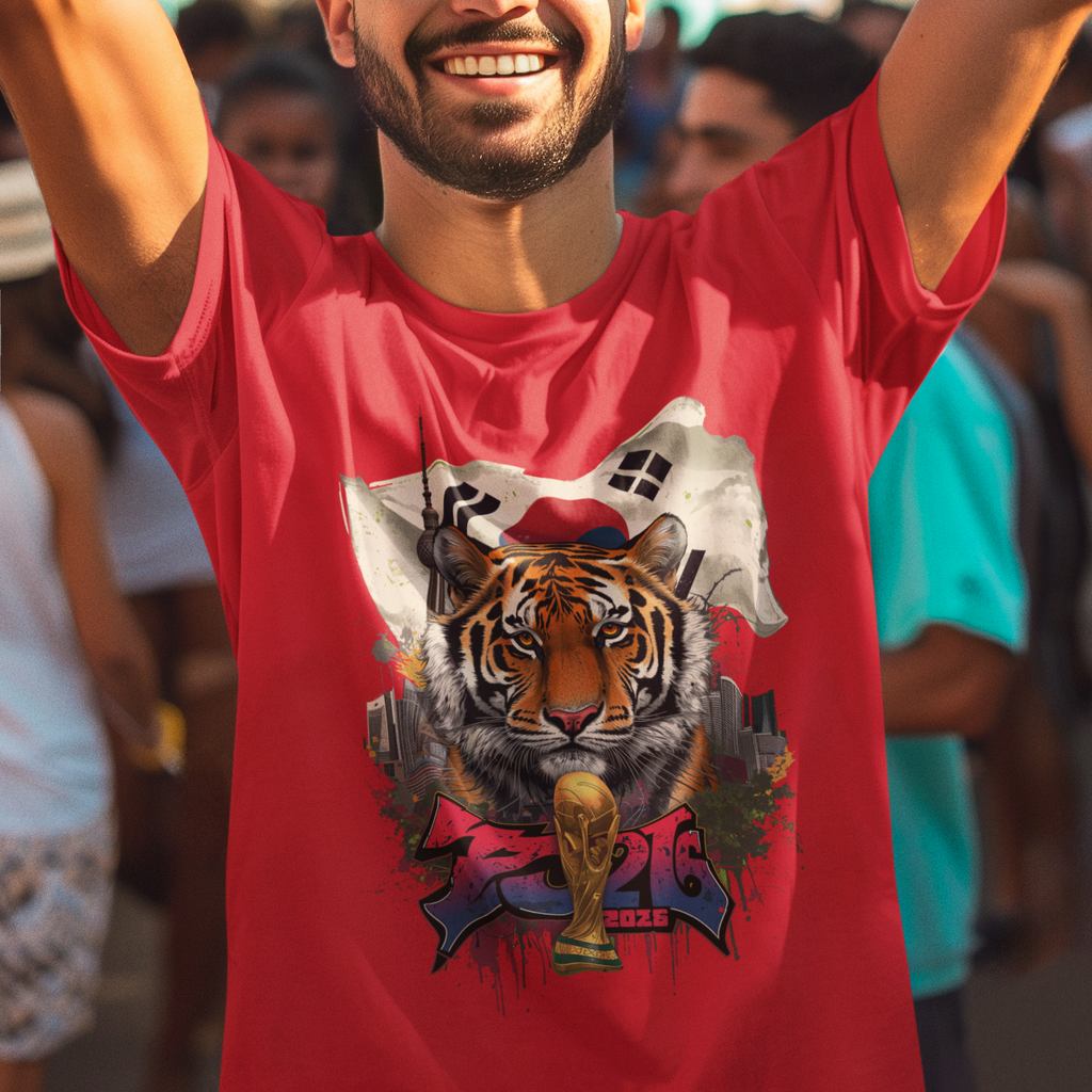 South Korea 2026 FIFA World Cup T-Shirt | Taegeuk Warriors Fan Gift | Korea Football Tee | Unisex Graphic Tee