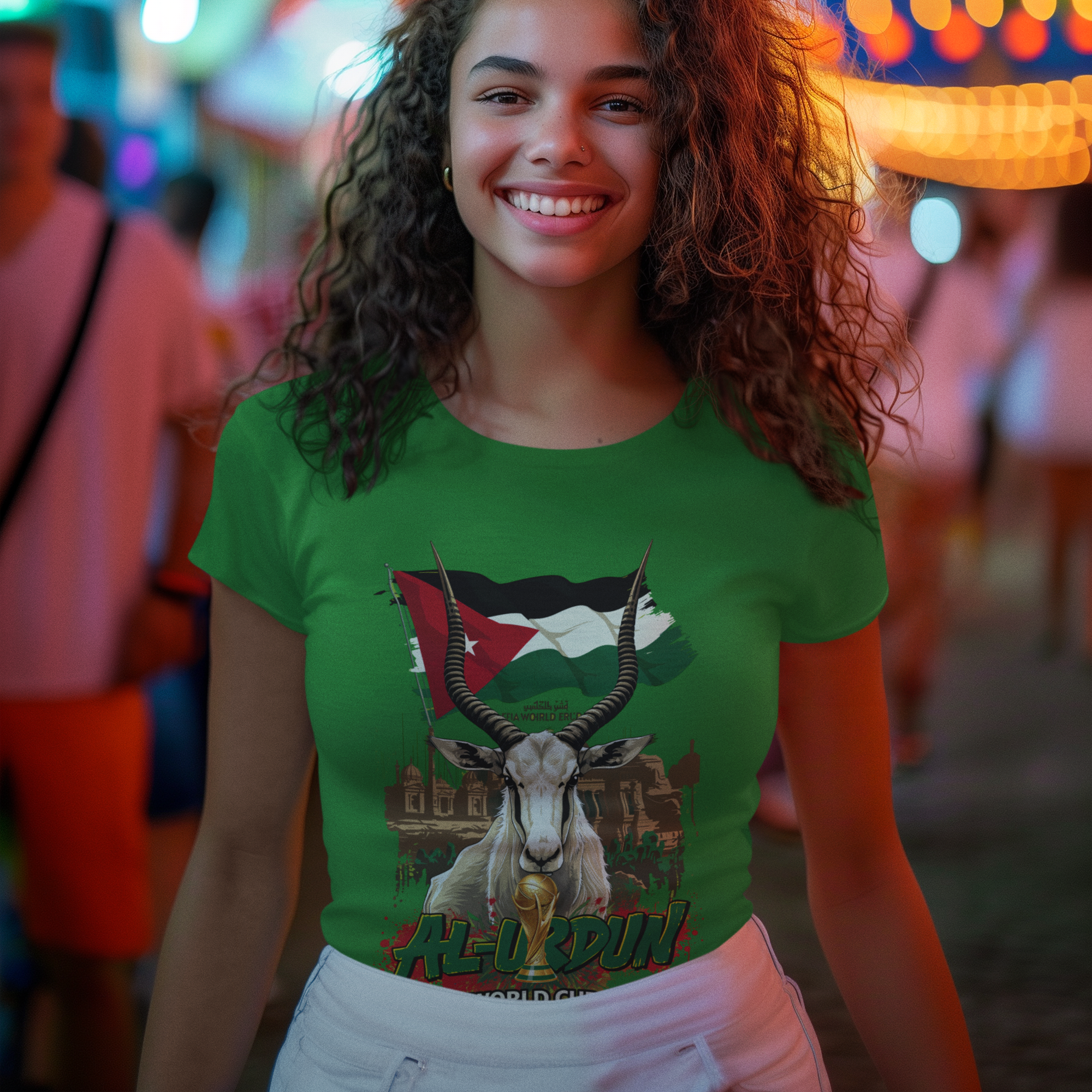 Jordan 2026 FIFA World Cup T-Shirt | The Chivalrous Fan Gift | Al-Nashama Football Tee | Unisex Graphic Tee