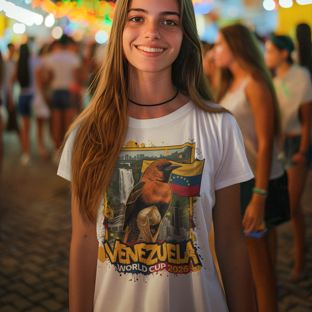 Venezuela 2026 FIFA World Cup T-Shirt | La Vinotinto Fan Gift | Venezuela Football Tee | Unisex Graphic Tee