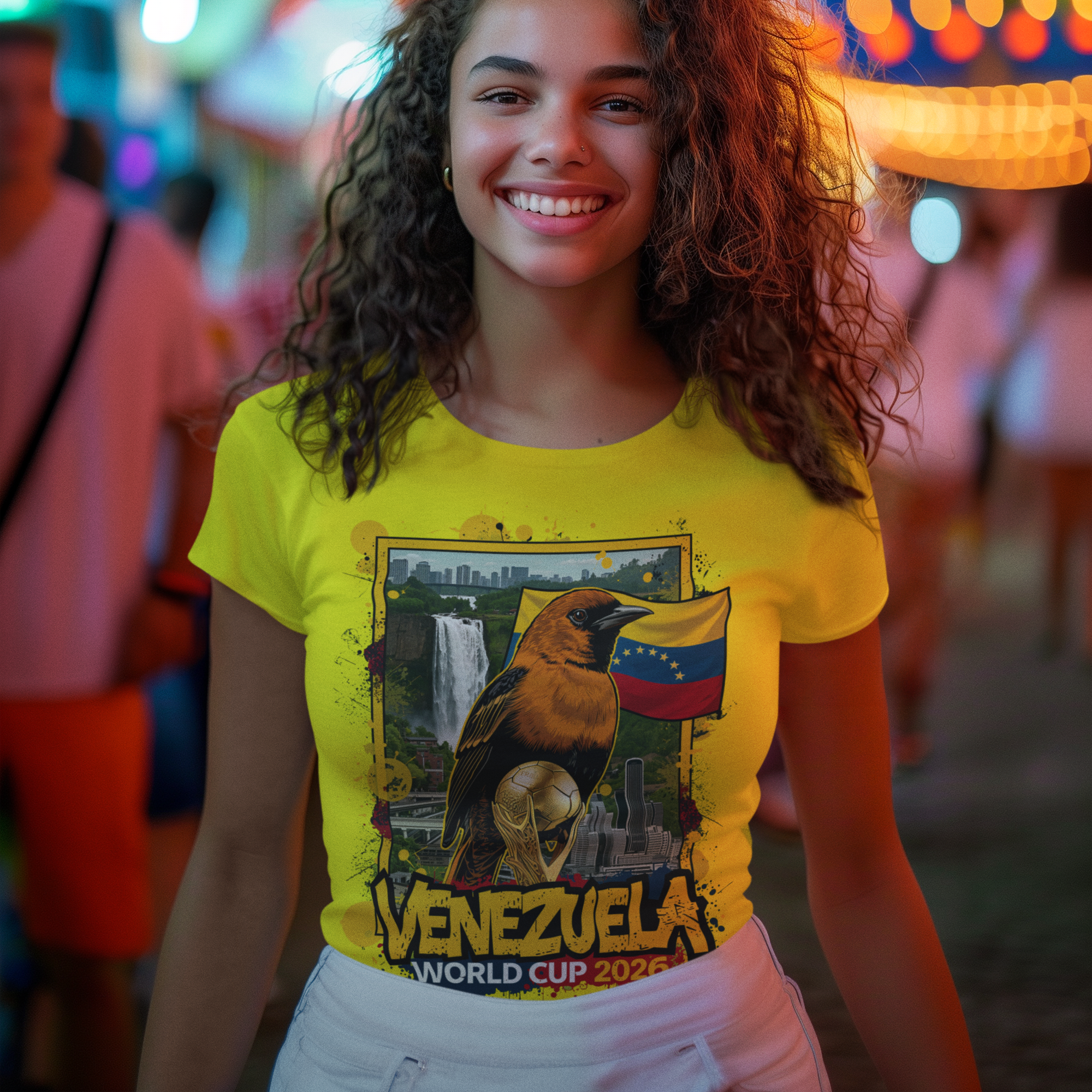 Venezuela 2026 FIFA World Cup T-Shirt | La Vinotinto Fan Gift | Venezuela Football Tee | Unisex Graphic Tee