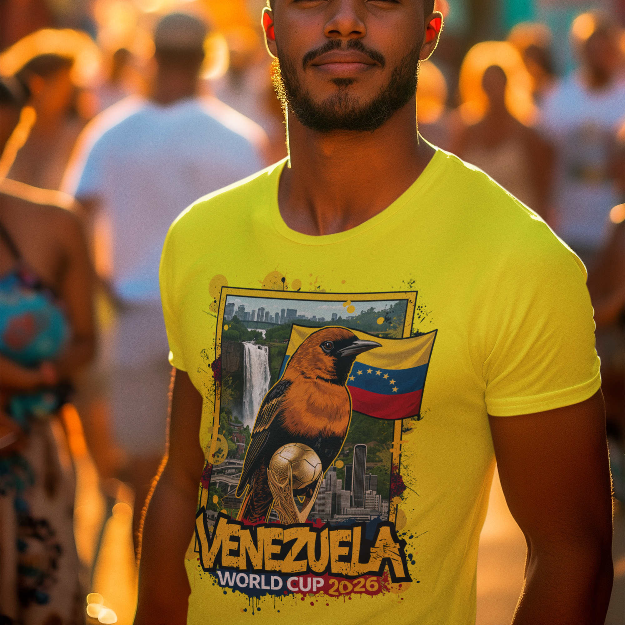 Venezuela 2026 FIFA World Cup T-Shirt | La Vinotinto Fan Gift | Venezuela Football Tee | Unisex Graphic Tee