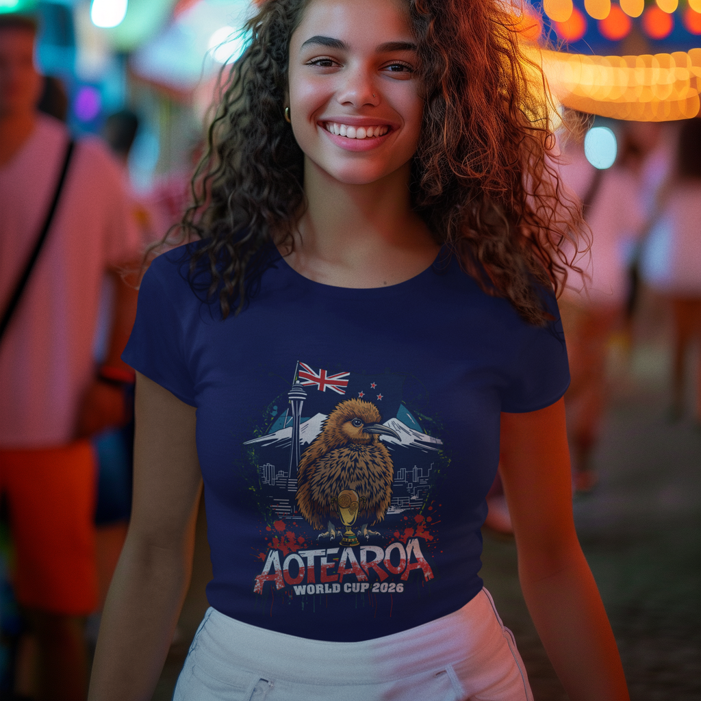 New Zealand 2026 FIFA World Cup T-Shirt | All Whites Fan Gift | Aotearoa Football Tee | Unisex Graphic Tee