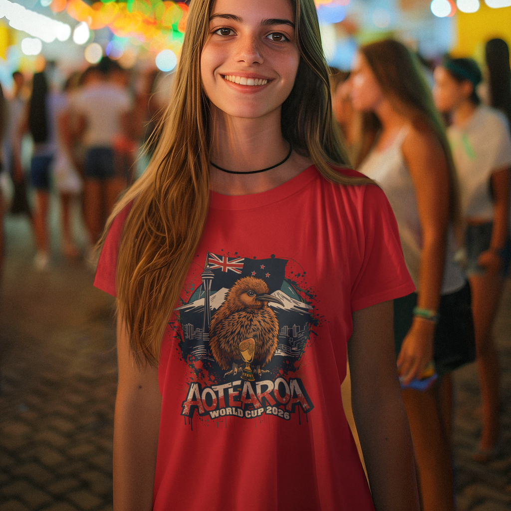 New Zealand 2026 FIFA World Cup T-Shirt | All Whites Fan Gift | Aotearoa Football Tee | Unisex Graphic Tee
