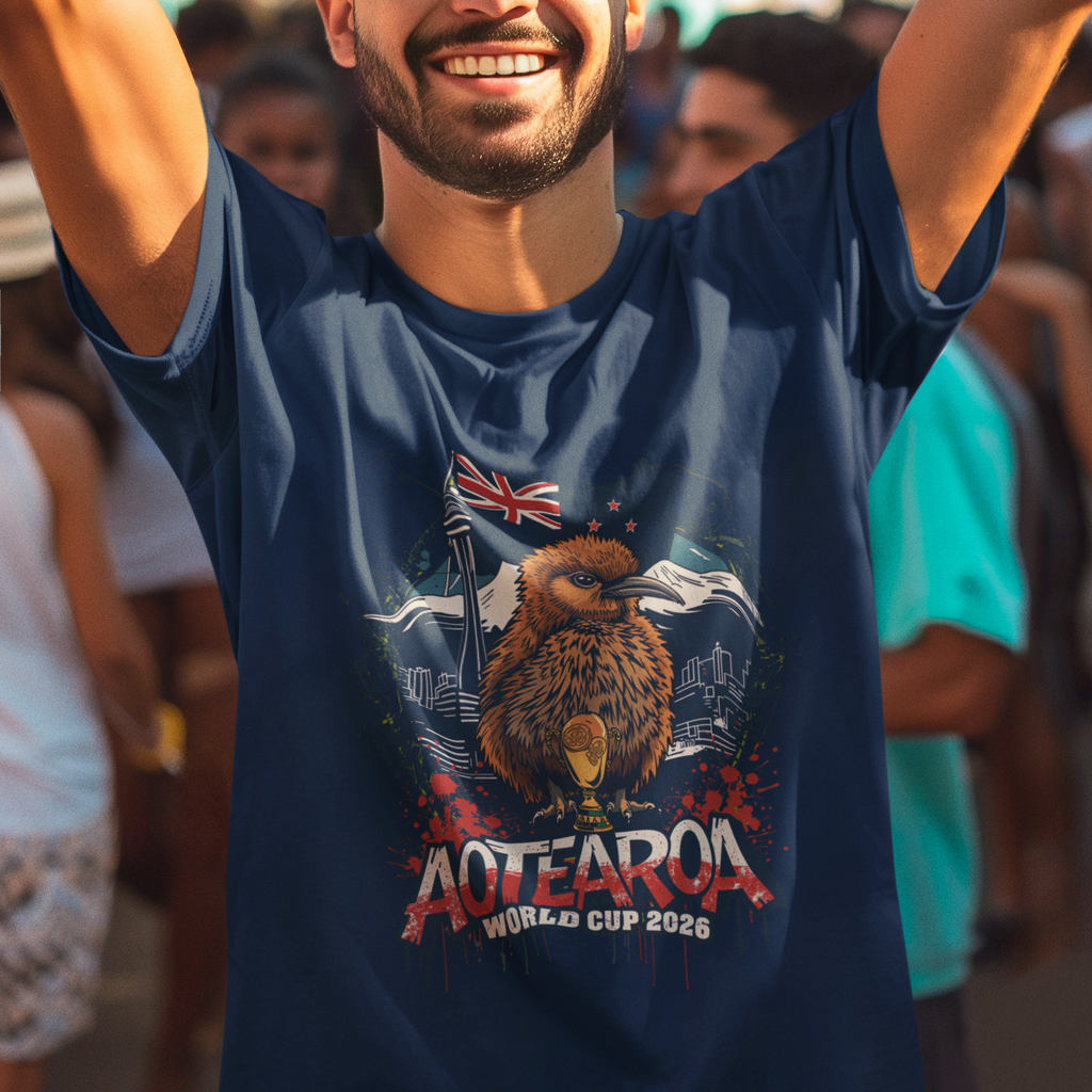 New Zealand 2026 FIFA World Cup T-Shirt | All Whites Fan Gift | Aotearoa Football Tee | Unisex Graphic Tee