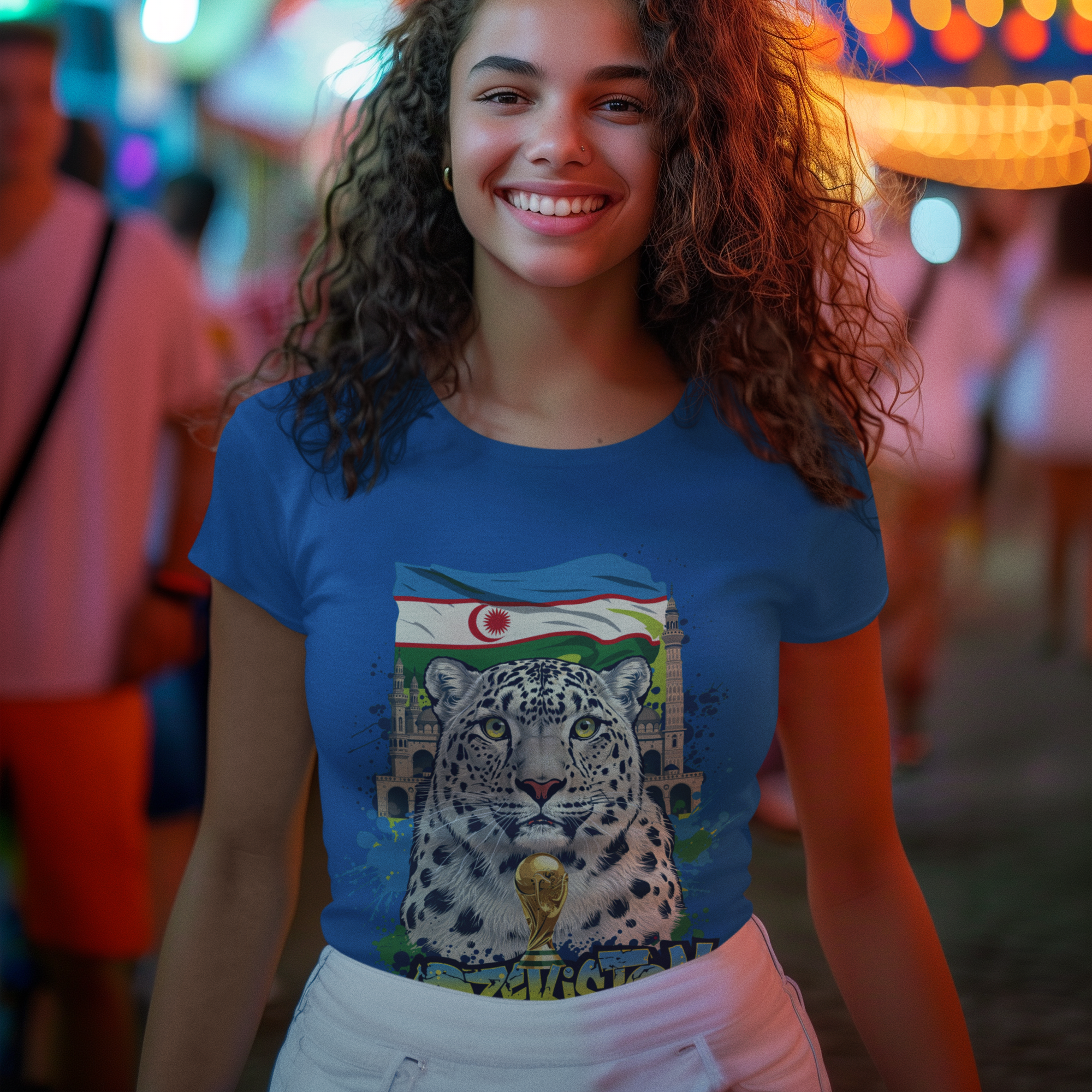 Uzbekistan 2026 FIFA World Cup T-Shirt | White Wolves Fan Gift | O'zbekiston Football Tee | Unisex Graphic Tee