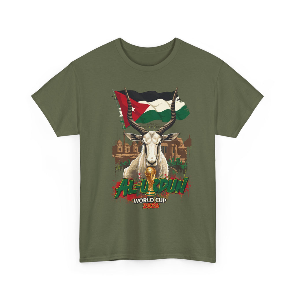 Jordan 2026 FIFA World Cup T-Shirt | The Chivalrous Fan Gift | Al-Nashama Football Tee | Unisex Graphic Tee