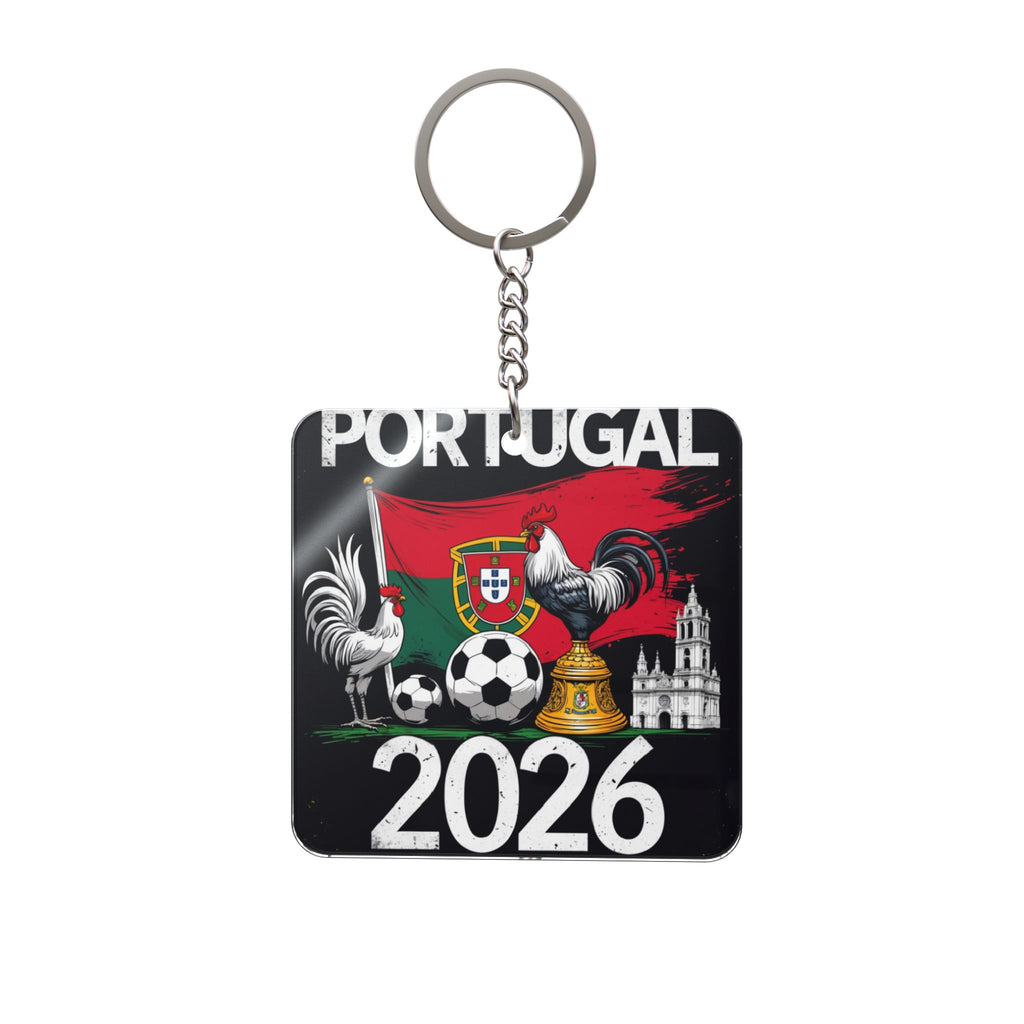 World Cup 2026 Portugal Keychain Football Fan Gift Soccer Key Ring