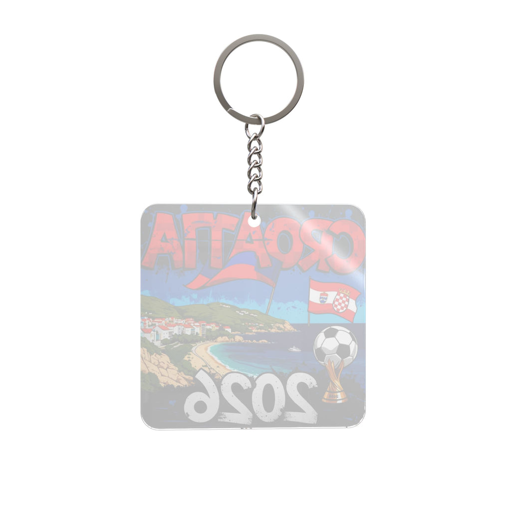World Cup 2026 Croatia Keychain Football Fan Gift Soccer Key Ring