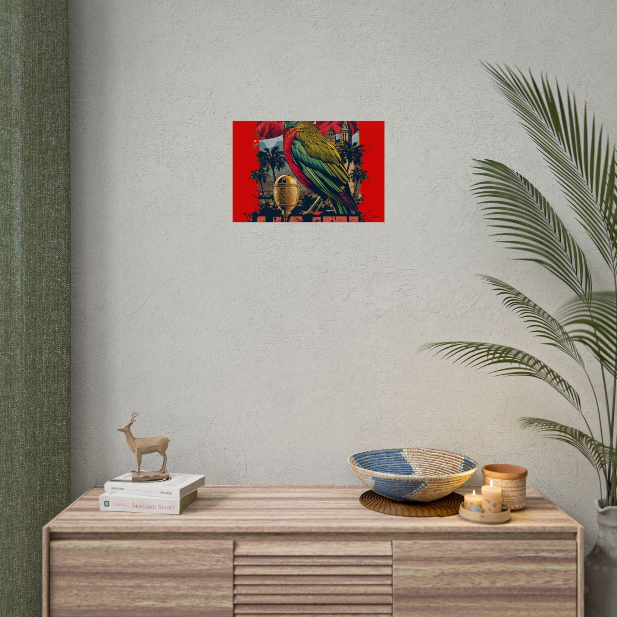 Haiti Soccer Poster 2026 World Cup Les Grenadiers Wall Art Football Print