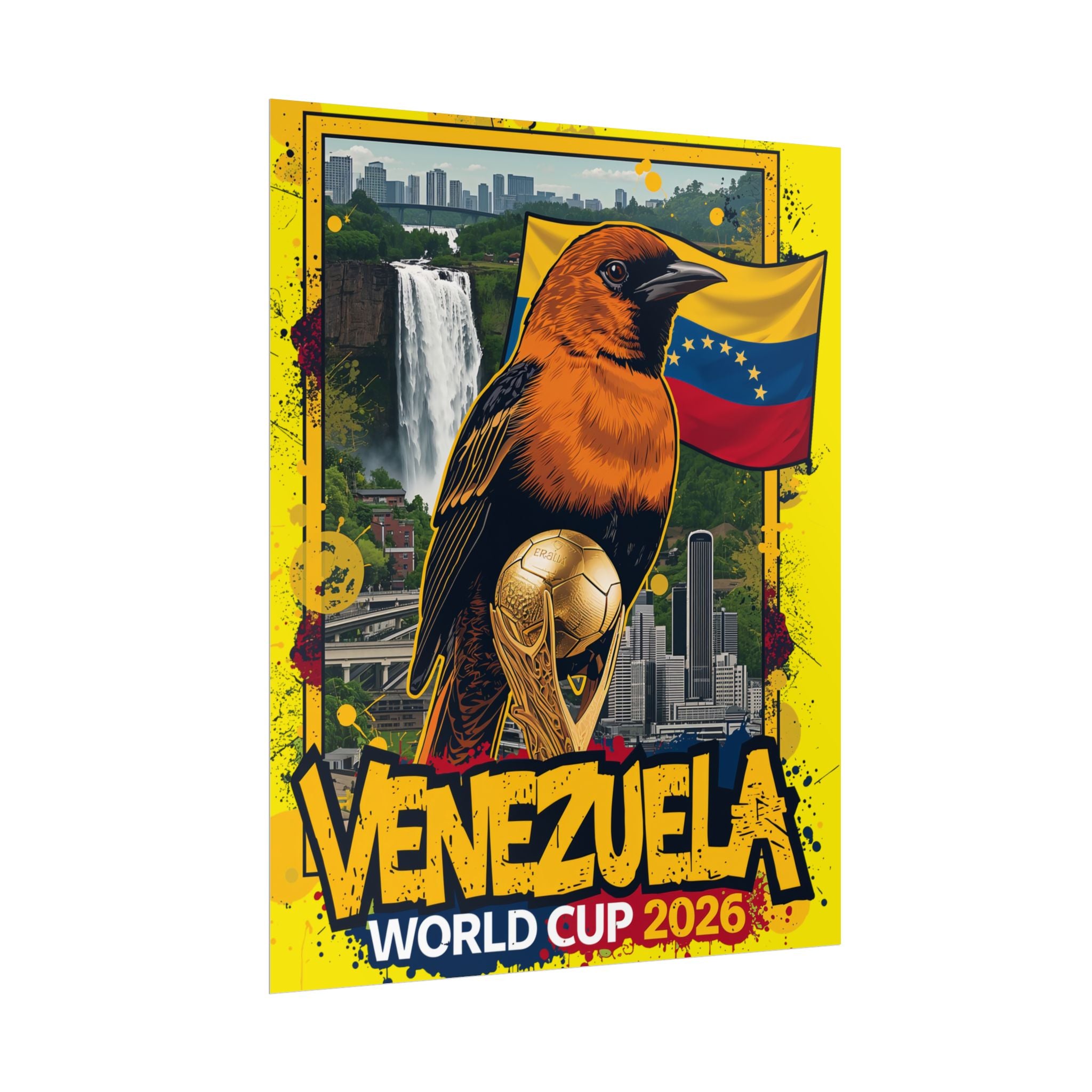 Venezuela World Cup 2026 Poster — Football/Selección Fan Art