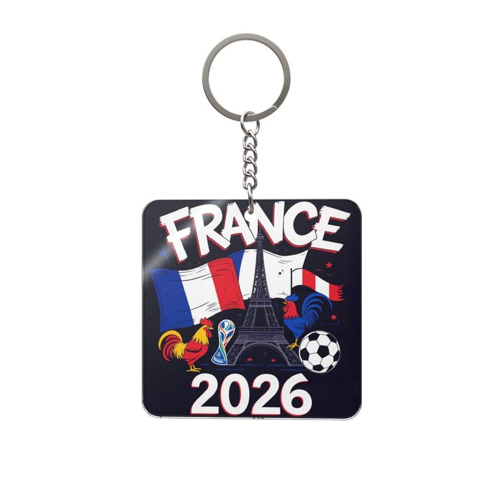 World Cup 2026 France Keychain Football Fan Gift Soccer Key Ring