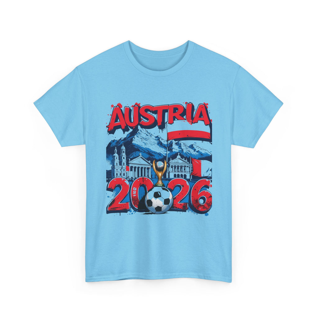 Austria 2026 FIFA World Cup T-Shirt | Das Team Fan Gift | Austrian Soccer Tee | Unisex