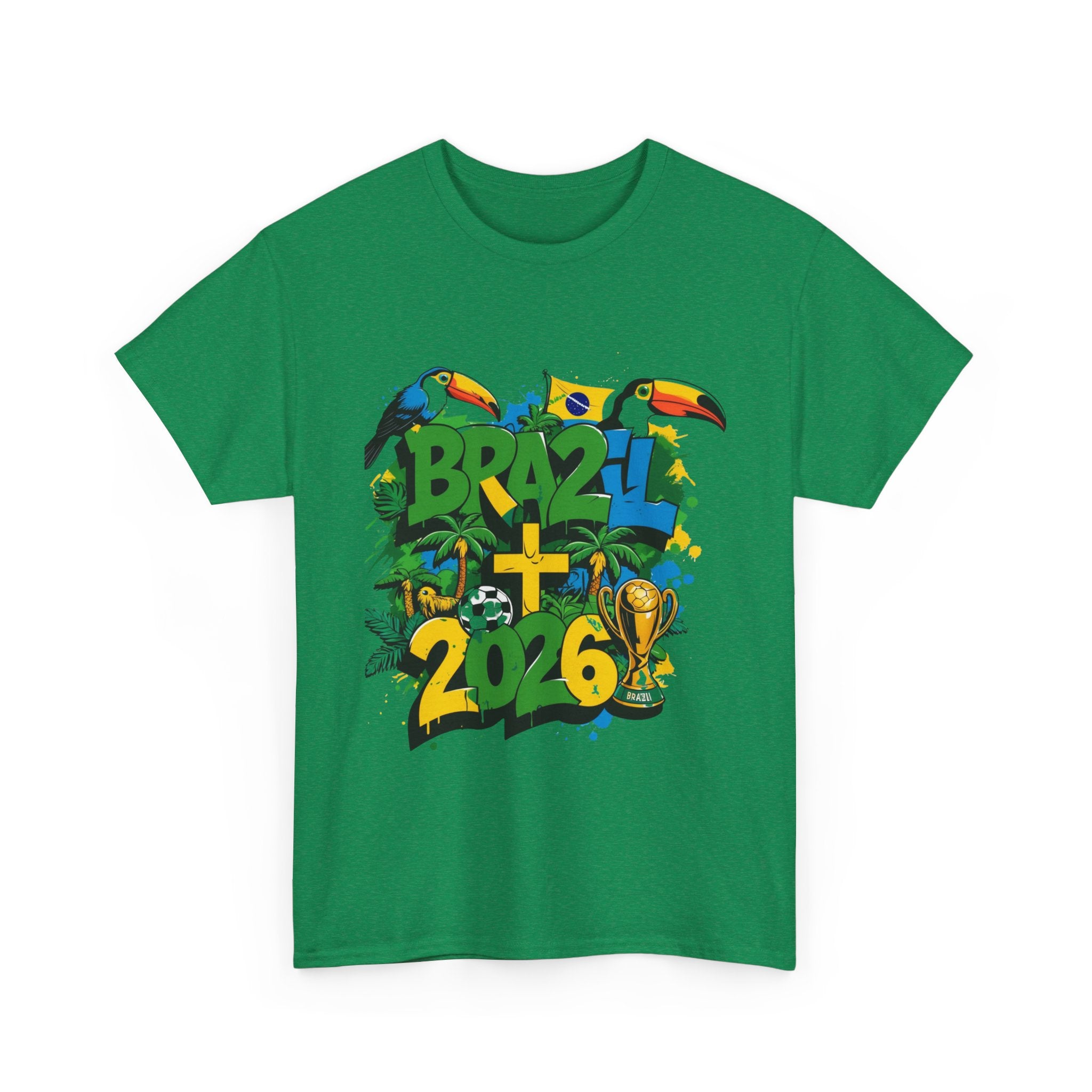 Brazil 2026 Soccer World Cup T-Shirt  Brazil 2026 FIFA World Cup T-Shirt | Brazil Soccer Fan Gift | Football Tee | Unisex