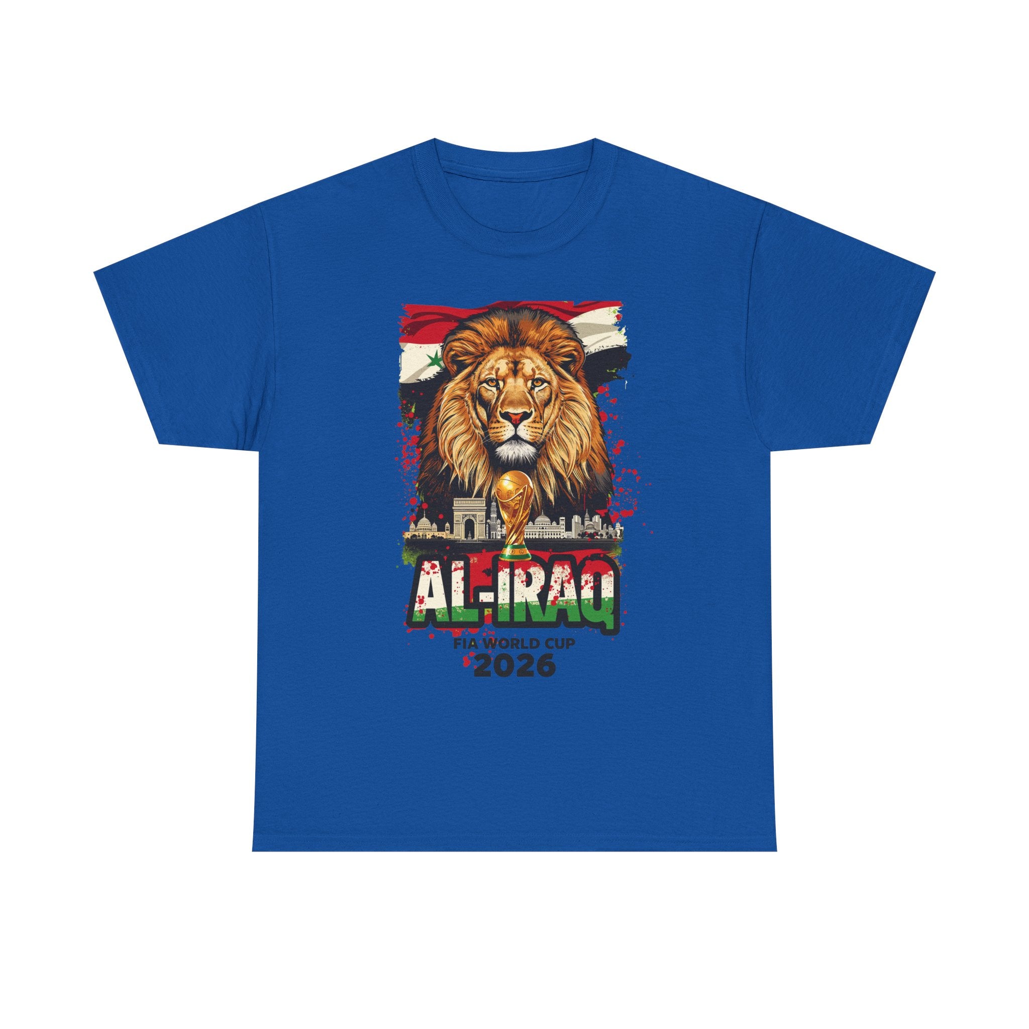 Iraq 2026 FIFA World Cup T-Shirt | Lions of Mesopotamia Fan Gift | Iraq Football Tee | Unisex Graphic Tee
