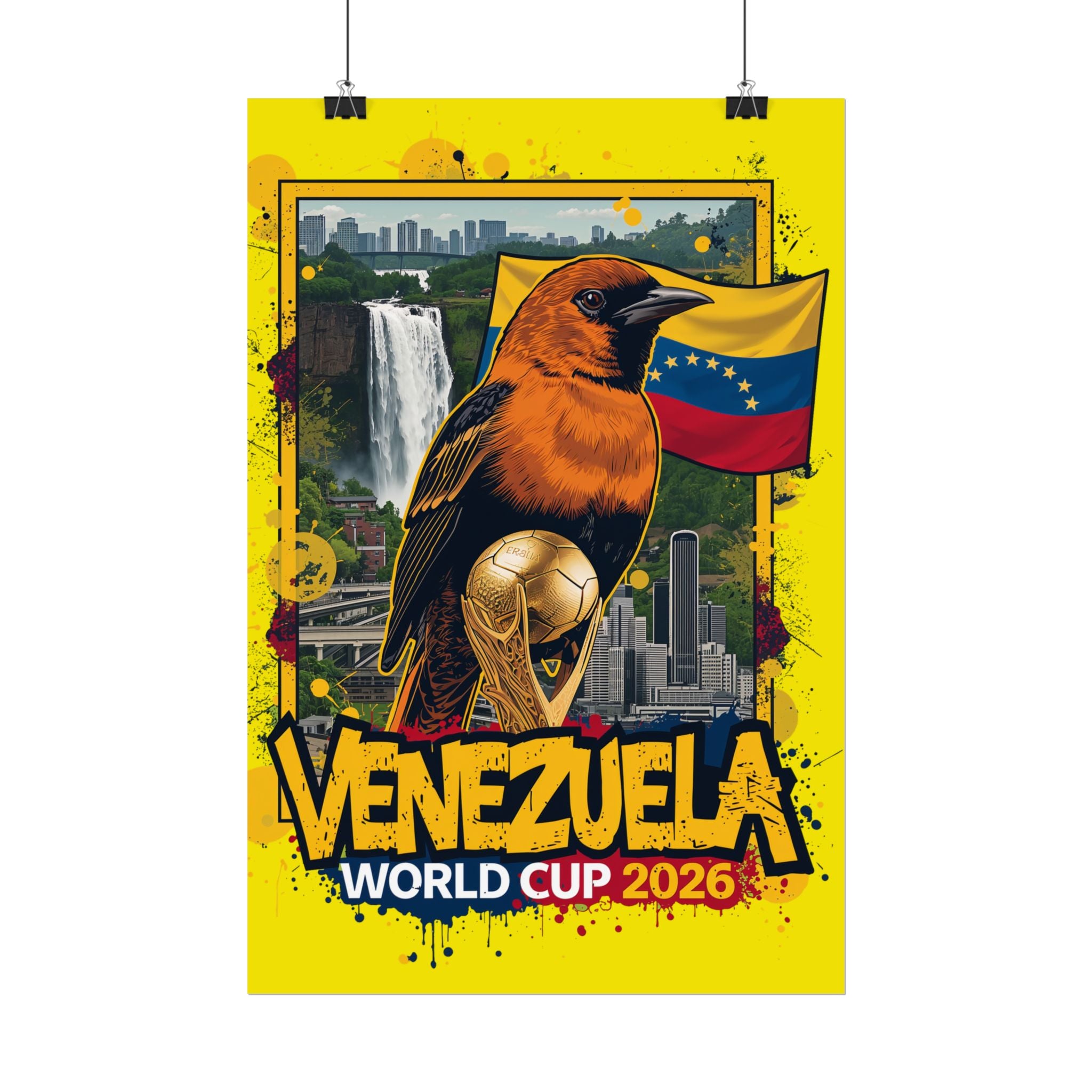 Venezuela World Cup 2026 Poster — Football/Selección Fan Art