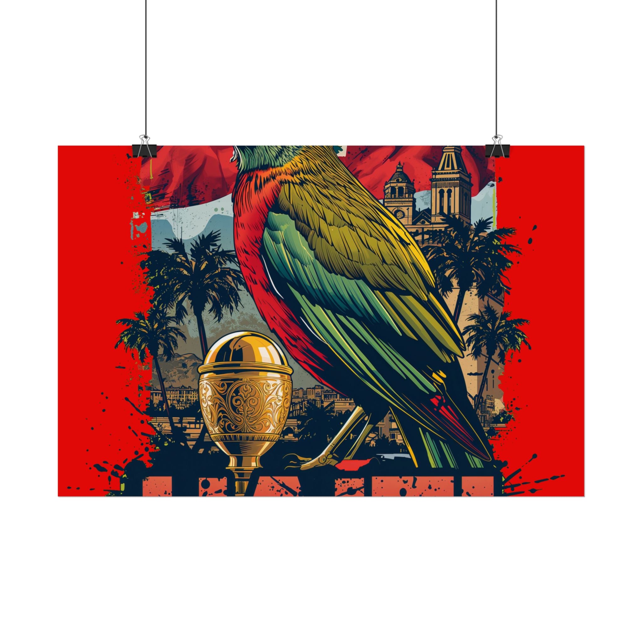 Haiti Soccer Poster 2026 World Cup Les Grenadiers Wall Art Football Print