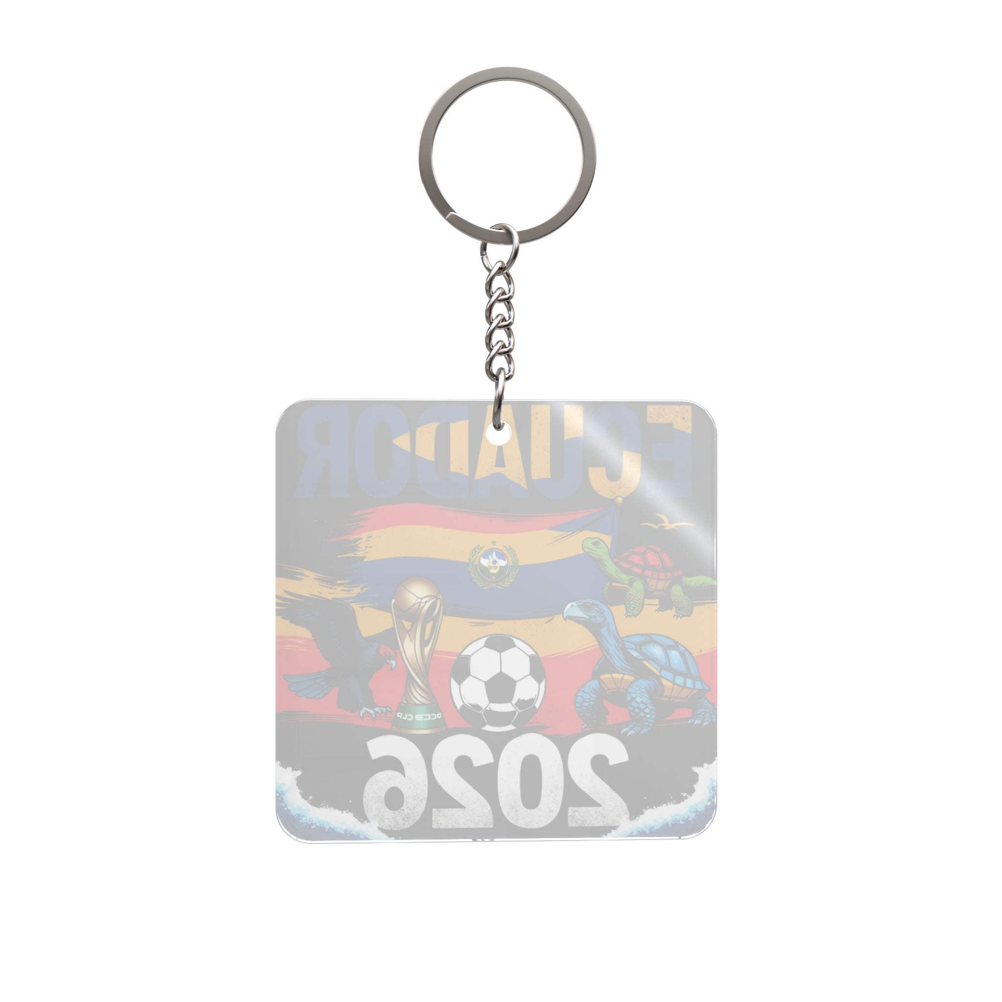 World Cup 2026 Ecuador Keychain Football Fan Gift Soccer Key Ring