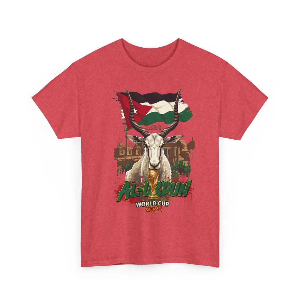 Jordan 2026 FIFA World Cup T-Shirt | The Chivalrous Fan Gift | Al-Nashama Football Tee | Unisex Graphic Tee