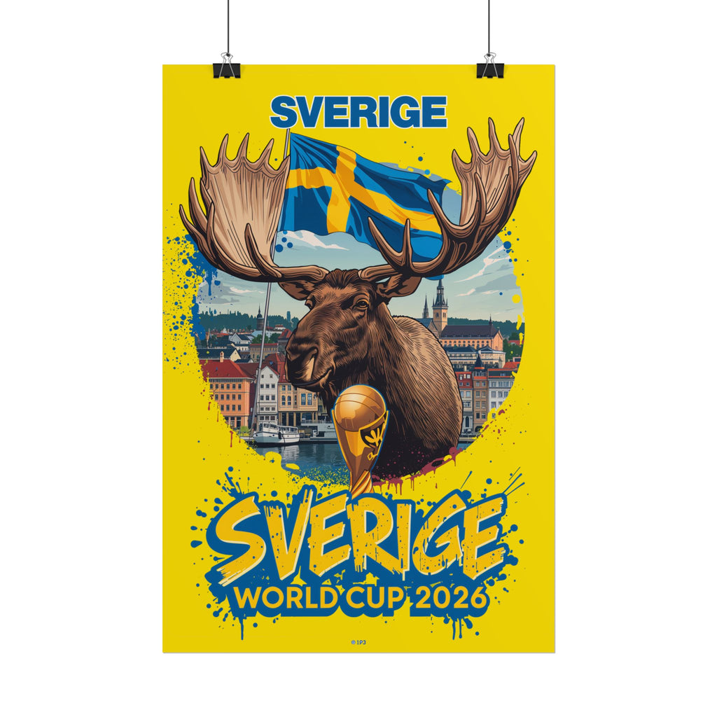 Rolled Poster — Sverige World Cup 2026 Moose Poster
