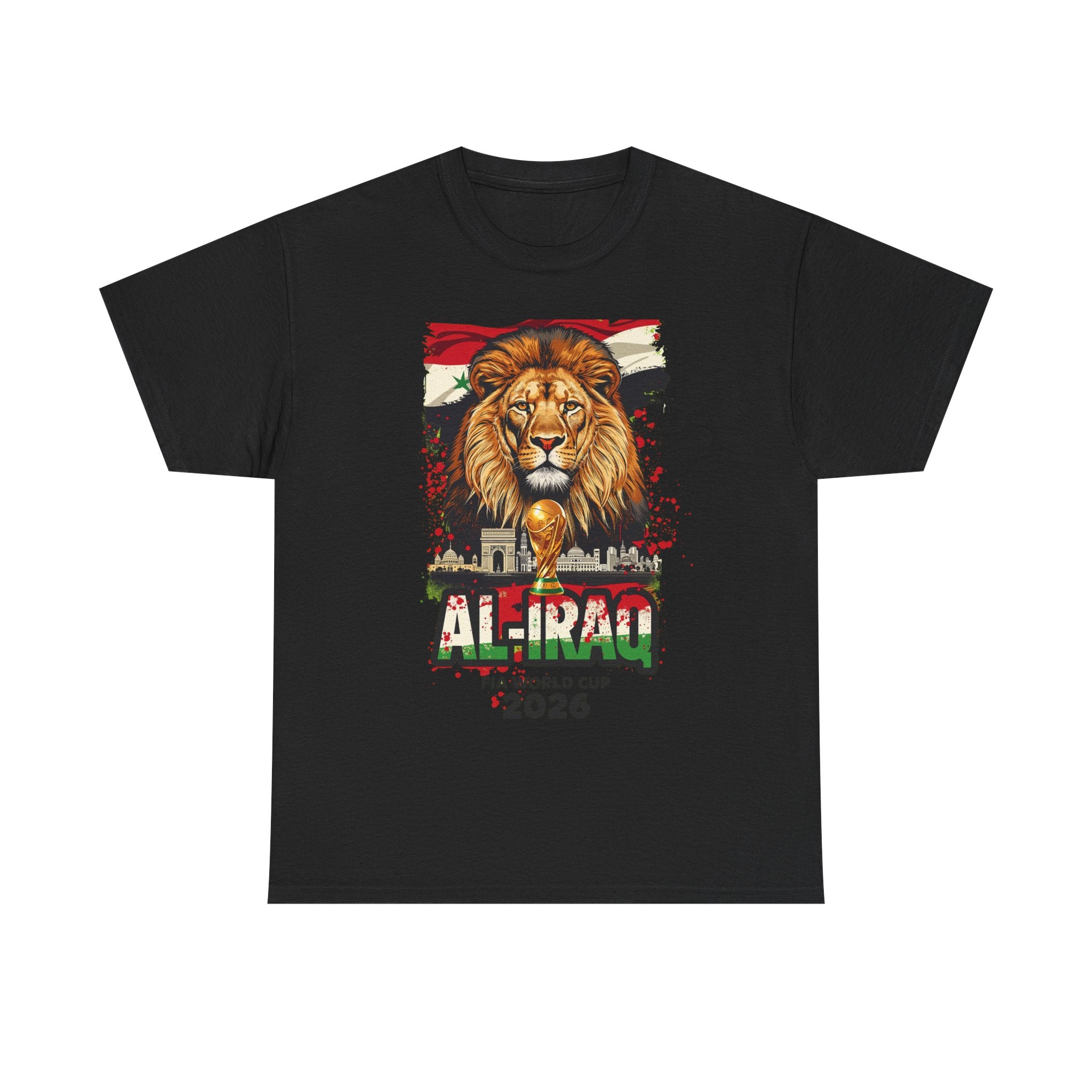 Iraq 2026 FIFA World Cup T-Shirt | Lions of Mesopotamia Fan Gift | Iraq Football Tee | Unisex Graphic Tee