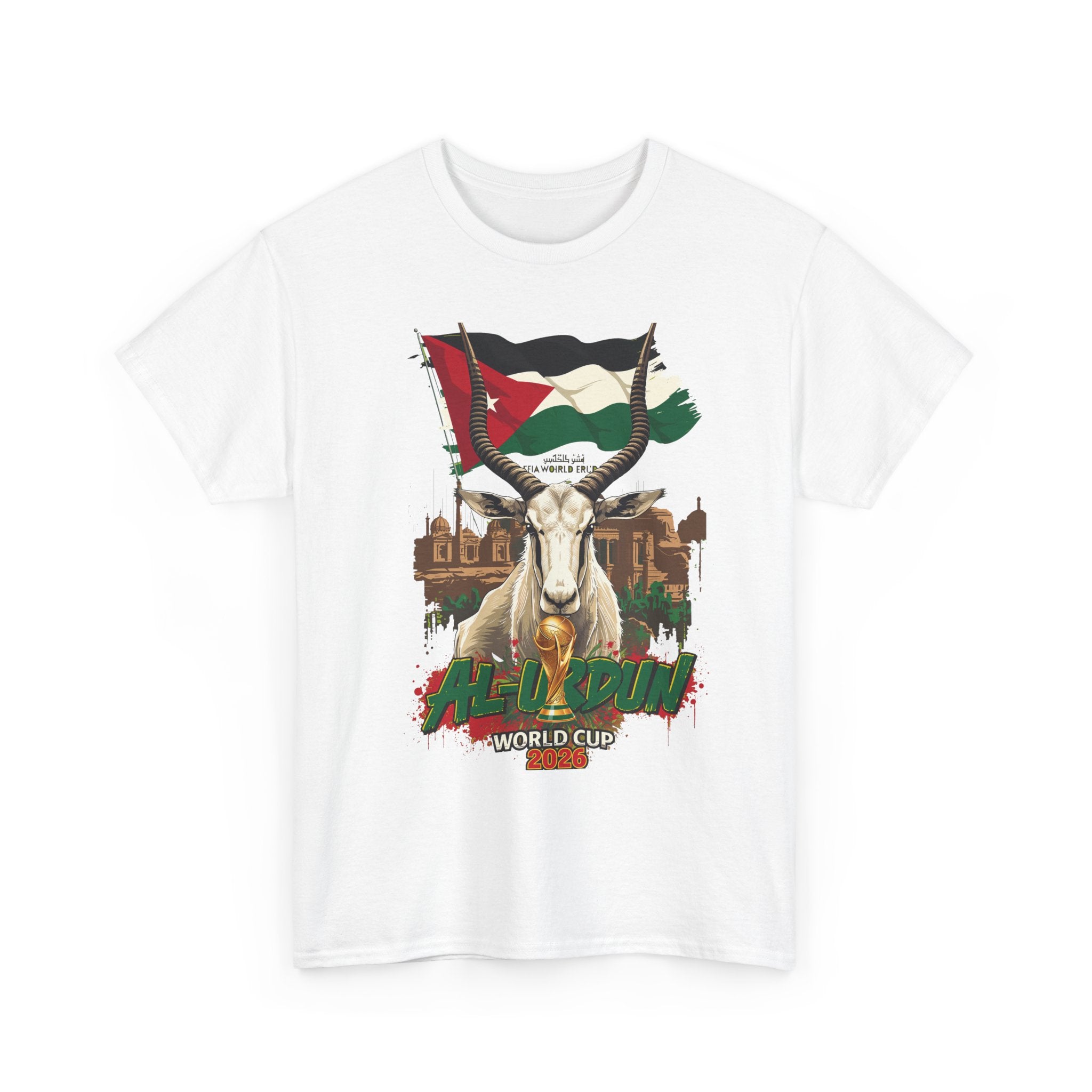 Jordan 2026 FIFA World Cup T-Shirt | The Chivalrous Fan Gift | Al-Nashama Football Tee | Unisex Graphic Tee