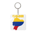 World Cup 2026 Ecuador Keychain SOUTH AMERICA Football Fan Gift