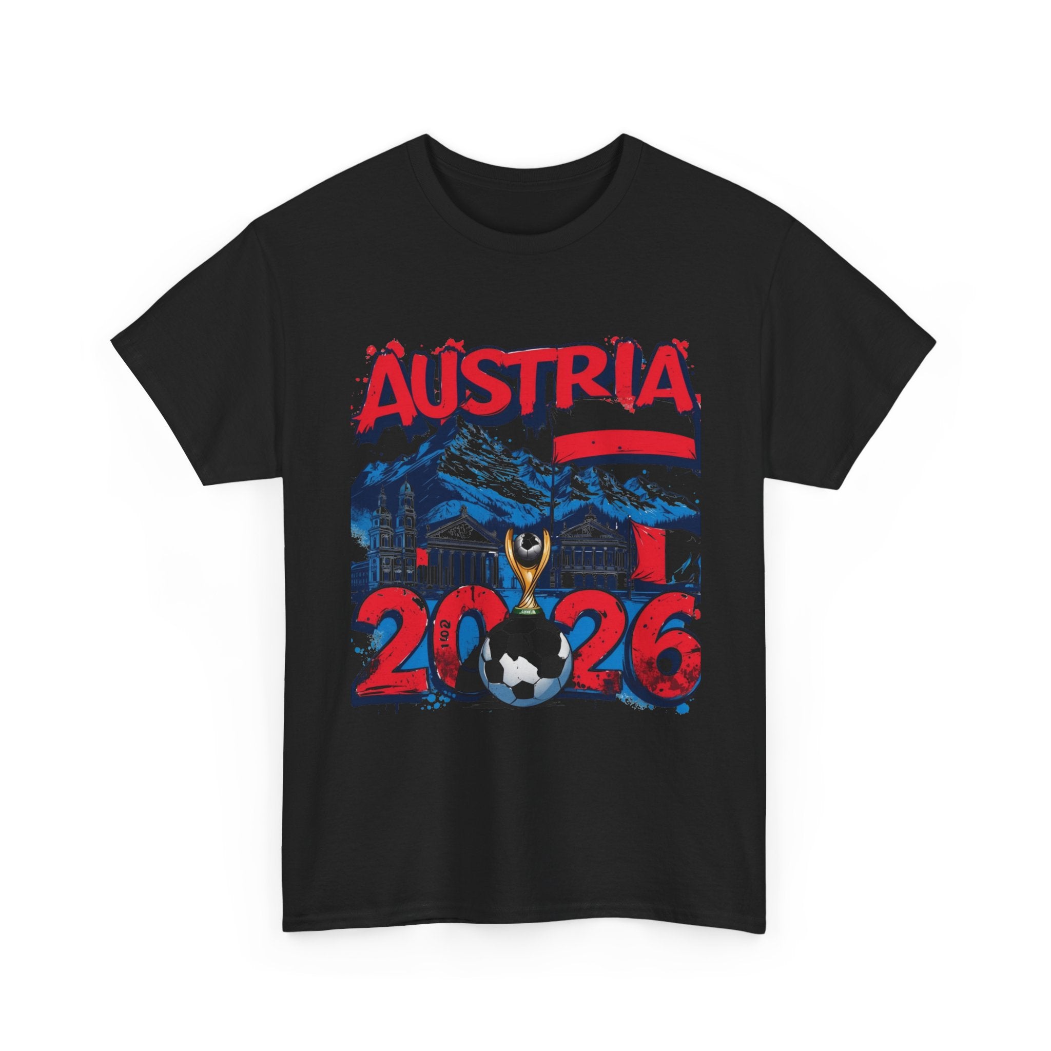 Austria 2026 FIFA World Cup T-Shirt | Das Team Fan Gift | Austrian Soccer Tee | Unisex