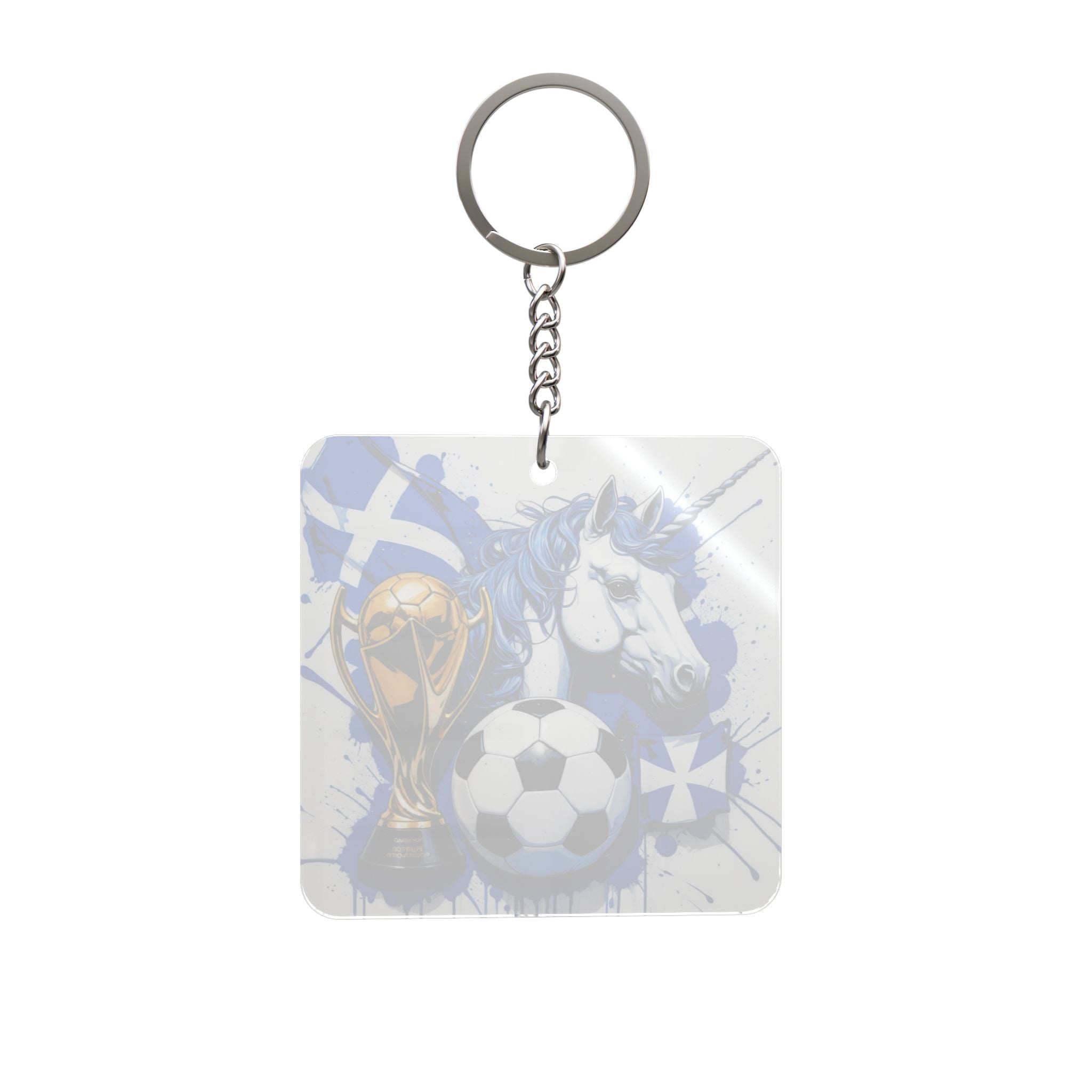 World Cup 2026 Scotland Keychain Football Fan Gift Soccer Key Ring