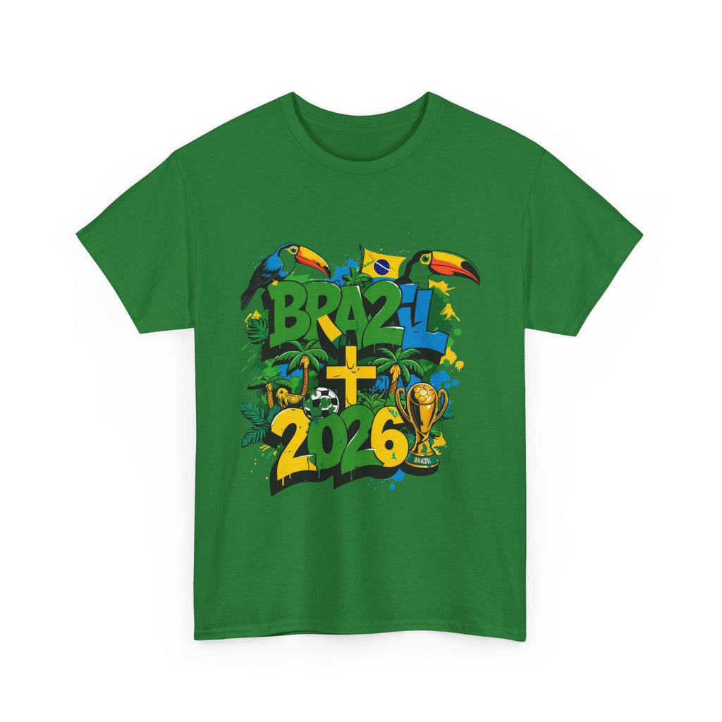 Brazil 2026 Soccer World Cup T-Shirt  Brazil 2026 FIFA World Cup T-Shirt | Brazil Soccer Fan Gift | Football Tee | Unisex