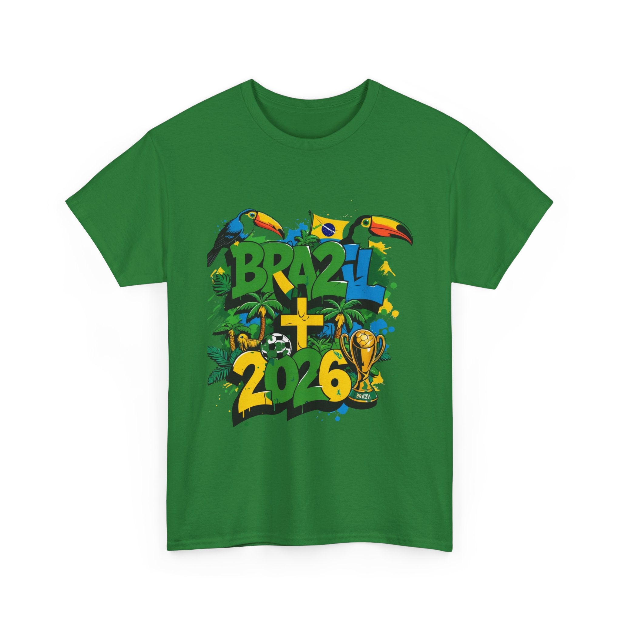 Brazil 2026 Soccer World Cup T-Shirt  Brazil 2026 FIFA World Cup T-Shirt | Brazil Soccer Fan Gift | Football Tee | Unisex