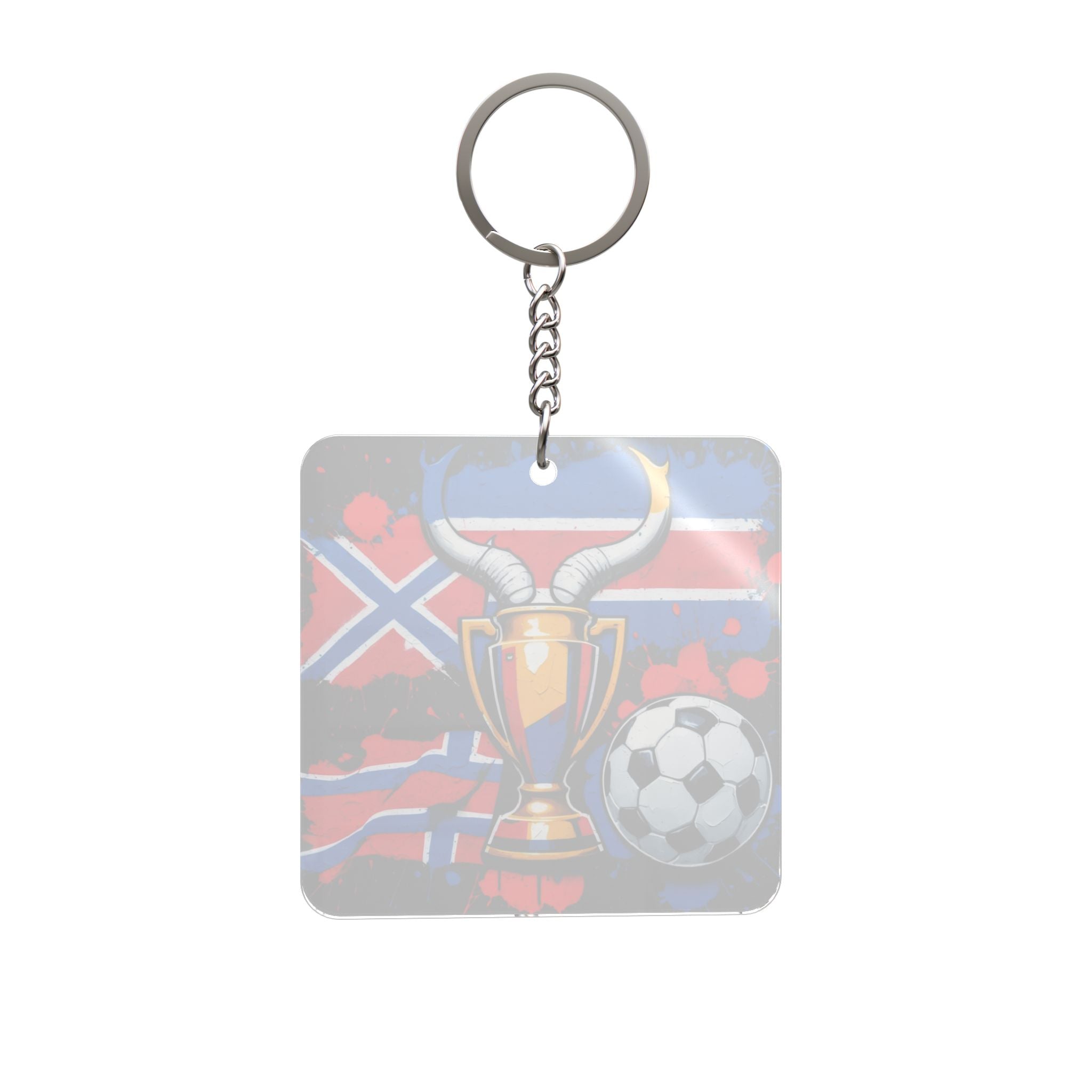 World Cup 2026 Norway Keychain Football Fan Gift Soccer Key Ring