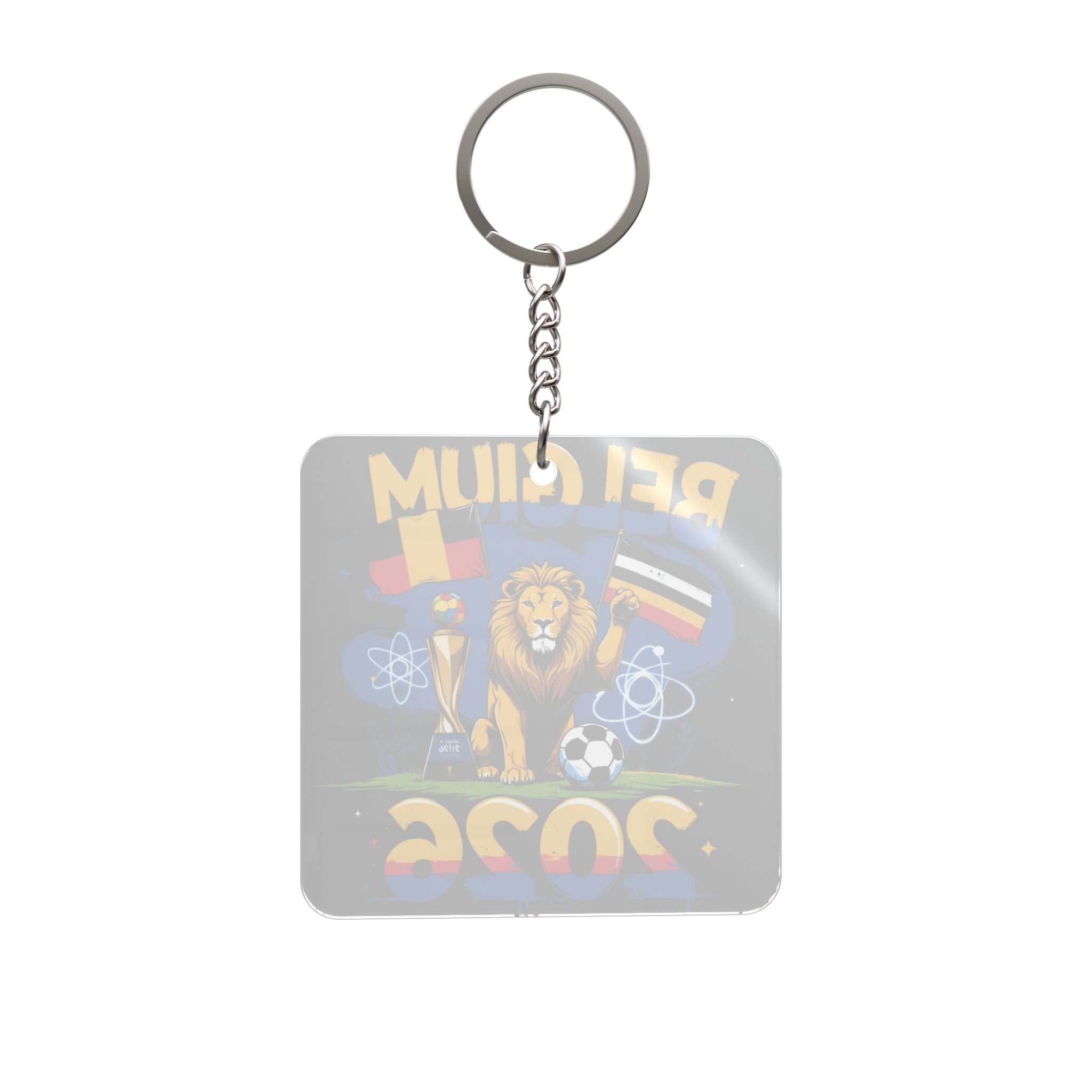 World Cup 2026 Belgium Keychain Football Fan Gift Soccer Key Ring