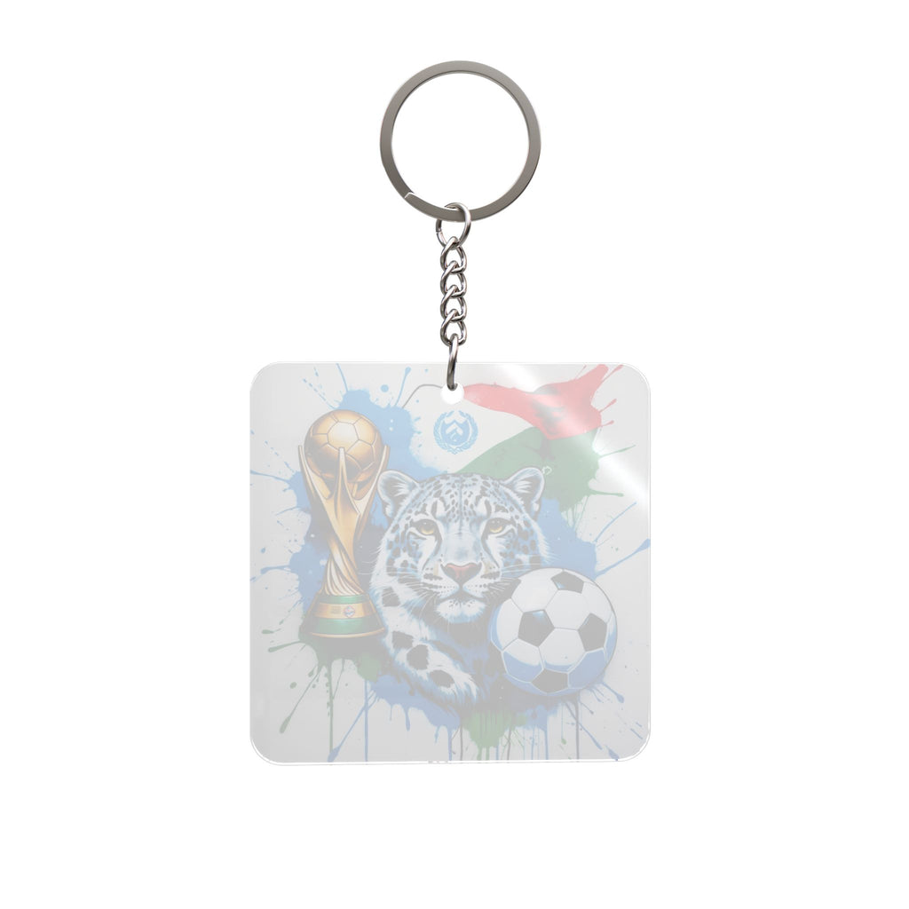 World Cup 2026 Uzbekistan Keychain Football Fan Gift Soccer Key Ring