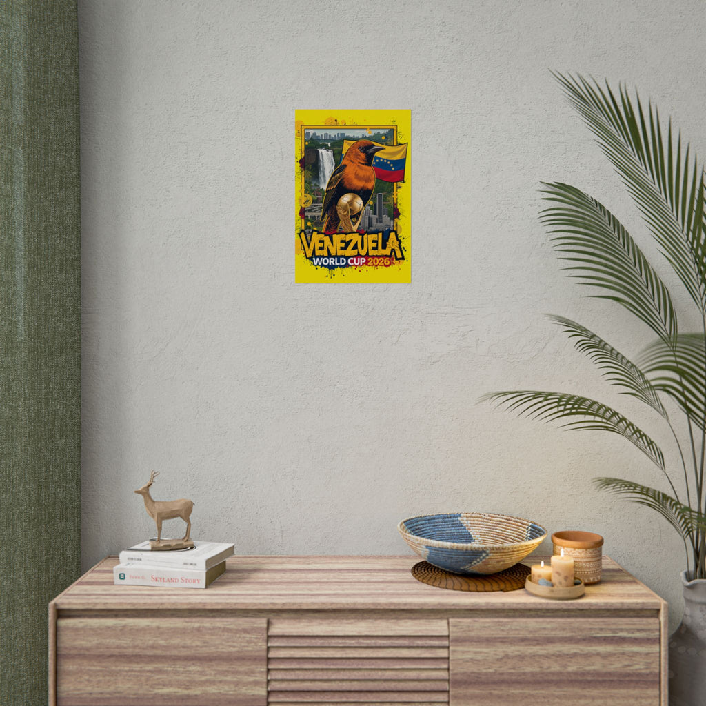 Venezuela World Cup 2026 Poster — Football/Selección Fan Art
