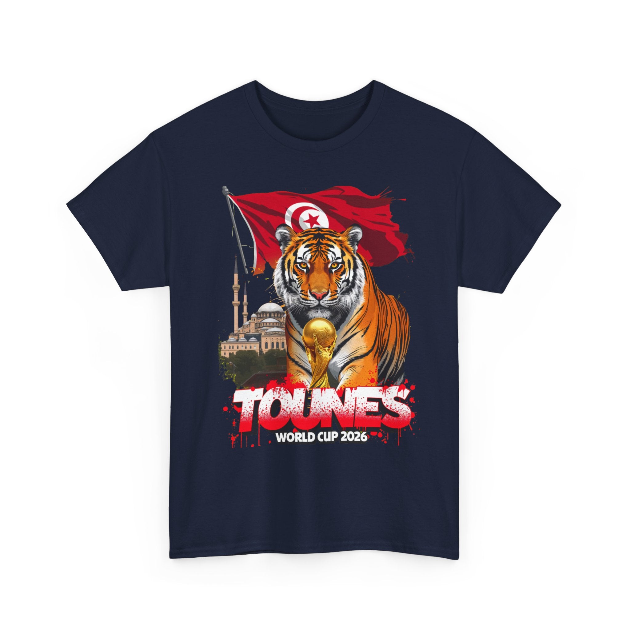 Tunisia 2026 FIFA World Cup T-Shirt | Carthage Eagles Fan Gift | Tunisie Football Tee | Unisex Graphic Tee