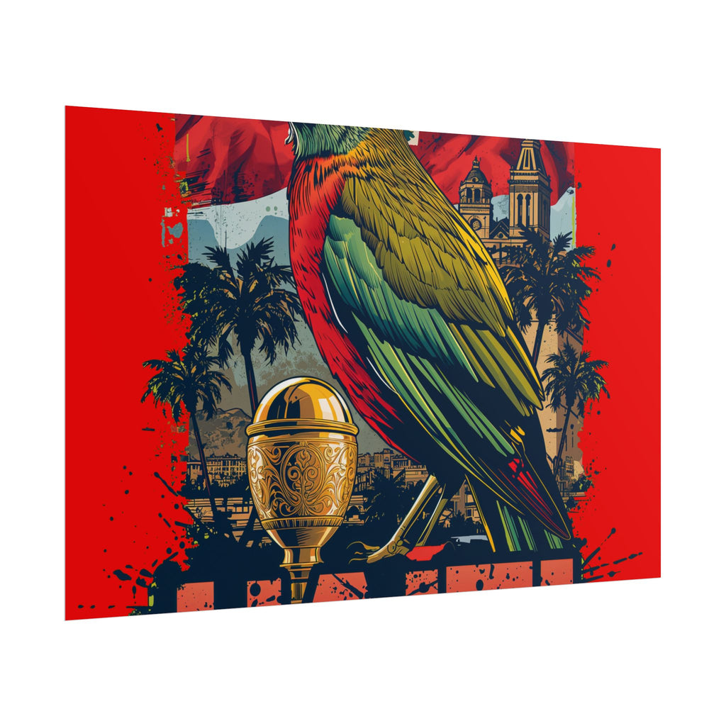Haiti Soccer Poster 2026 World Cup Les Grenadiers Wall Art Football Print