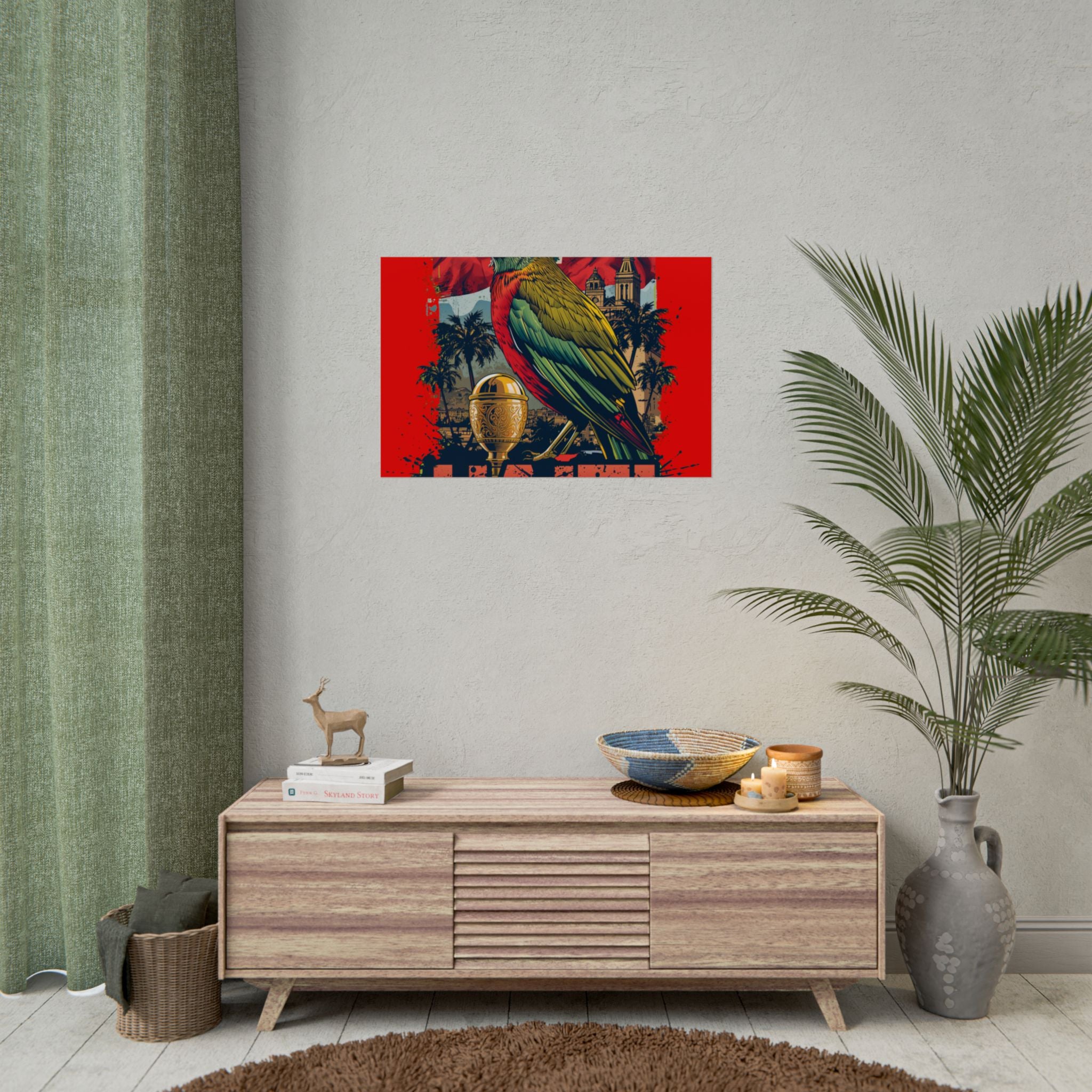 Haiti Soccer Poster 2026 World Cup Les Grenadiers Wall Art Football Print