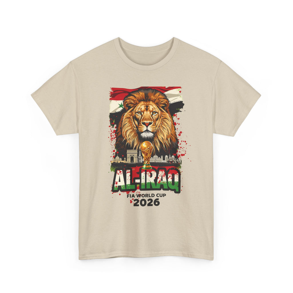 Iraq 2026 FIFA World Cup T-Shirt | Lions of Mesopotamia Fan Gift | Iraq Football Tee | Unisex Graphic Tee