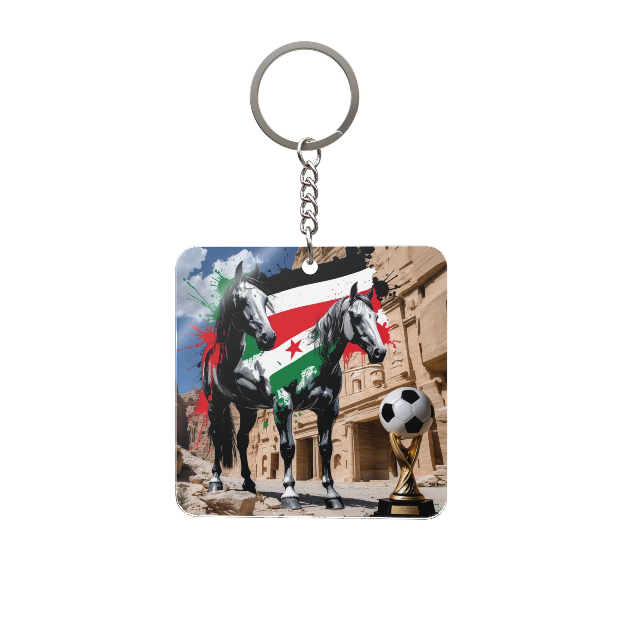 World Cup 2026 Jordan Keychain Football Fan Gift Soccer Key Ring
