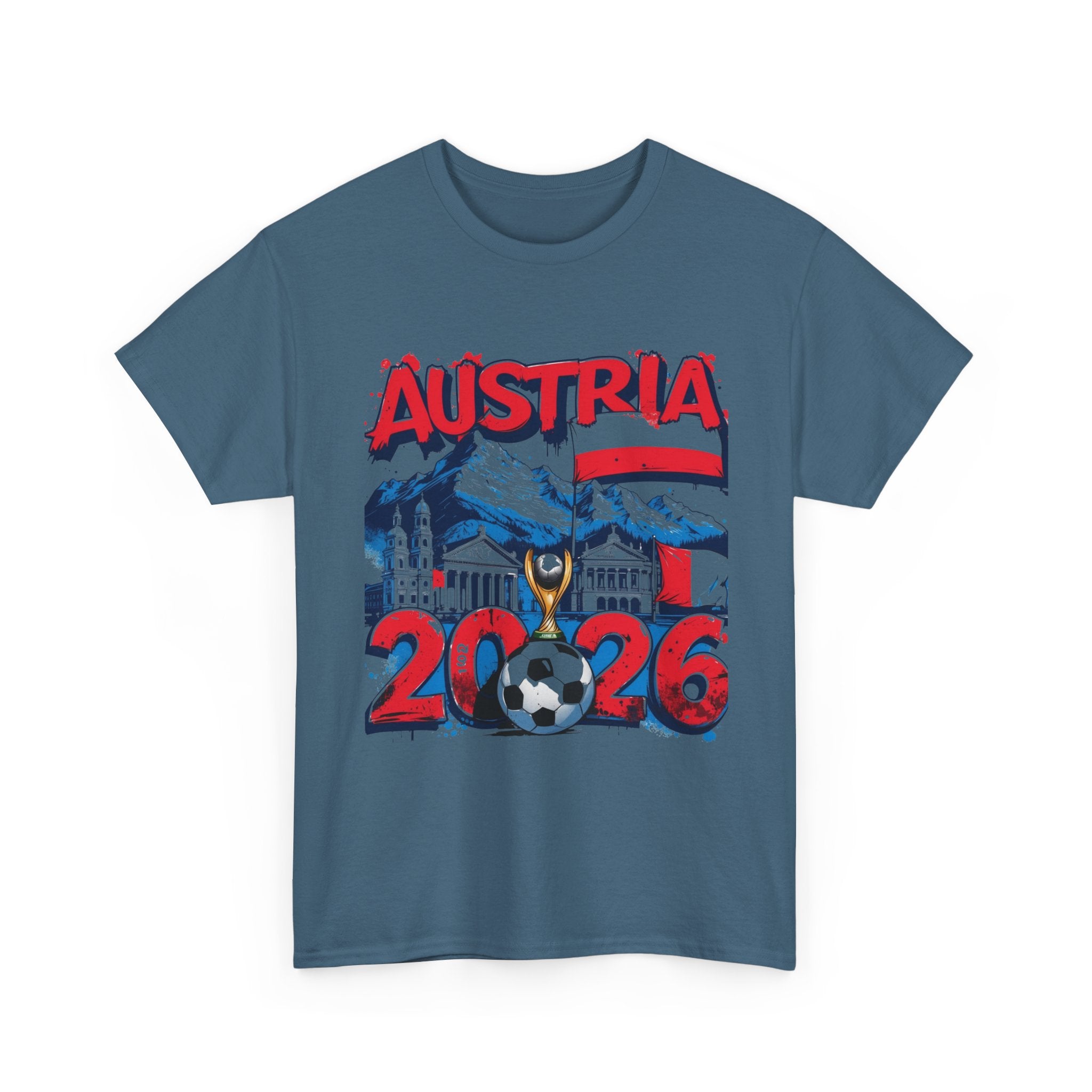 Austria 2026 FIFA World Cup T-Shirt | Das Team Fan Gift | Austrian Soccer Tee | Unisex