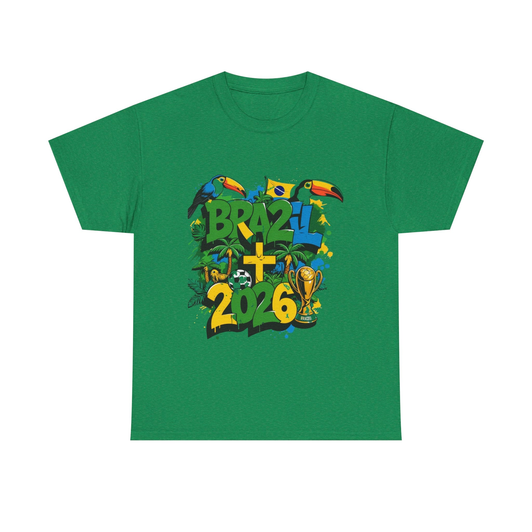 Brazil 2026 Soccer World Cup T-Shirt  Brazil 2026 FIFA World Cup T-Shirt | Brazil Soccer Fan Gift | Football Tee | Unisex