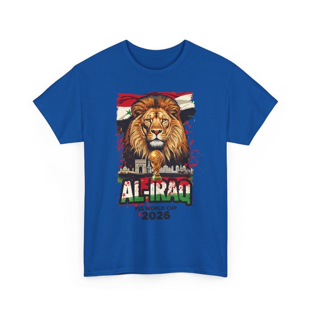 Iraq 2026 FIFA World Cup T-Shirt | Lions of Mesopotamia Fan Gift | Iraq Football Tee | Unisex Graphic Tee