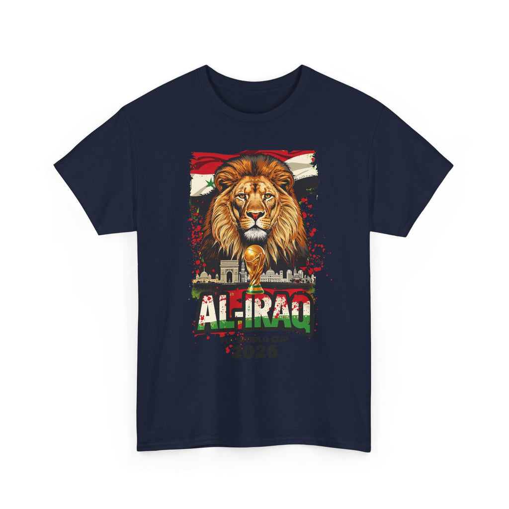 Iraq 2026 FIFA World Cup T-Shirt | Lions of Mesopotamia Fan Gift | Iraq Football Tee | Unisex Graphic Tee